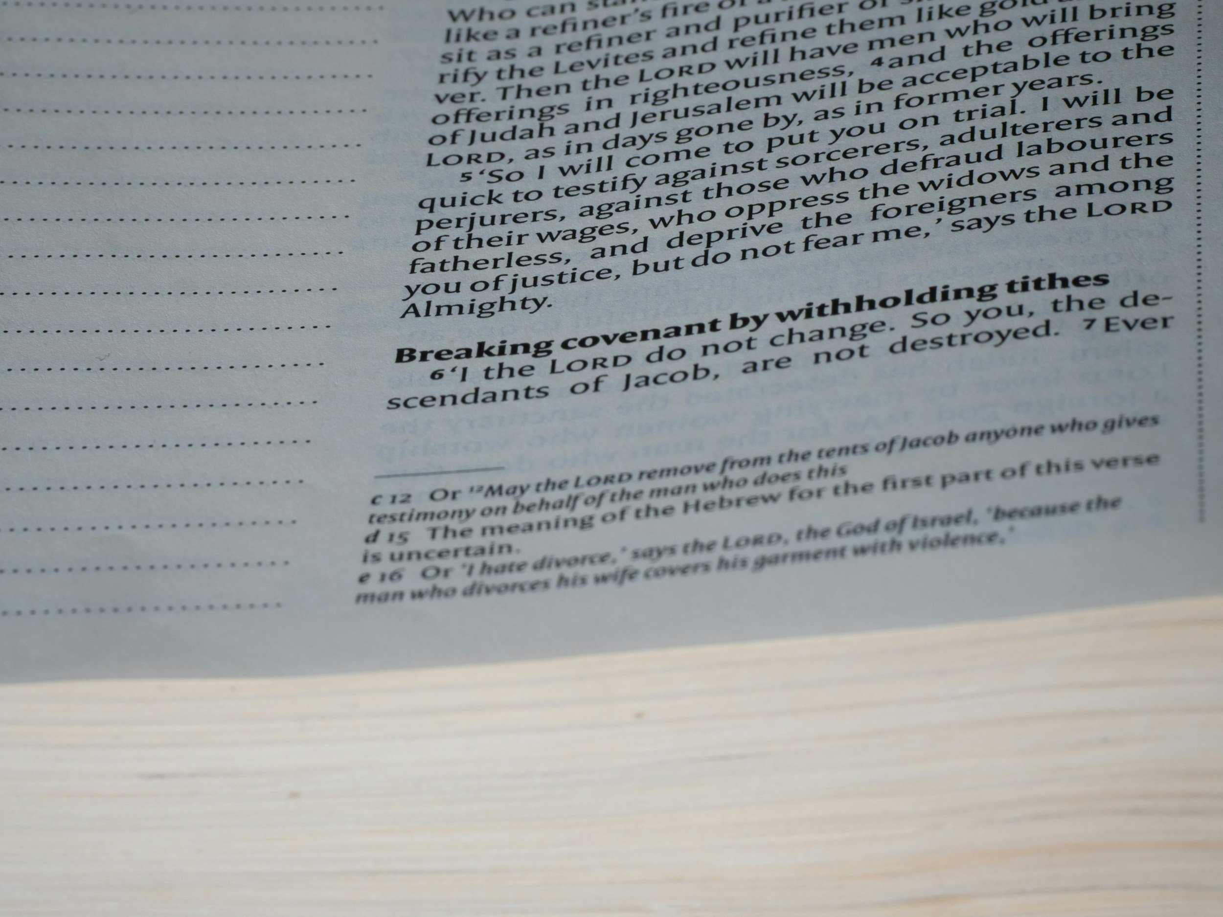 Certificate of insurance paperwork on a desk.