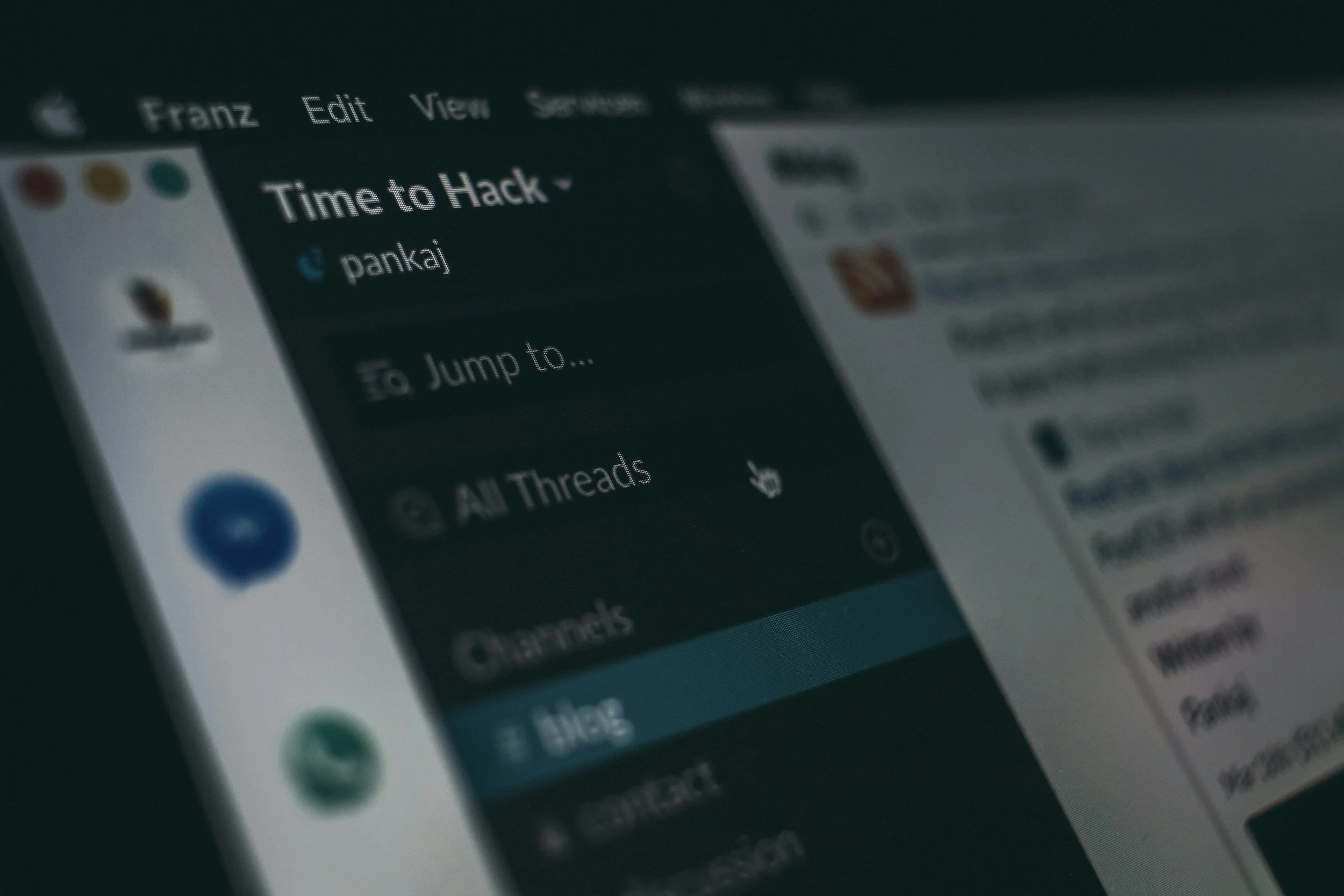 Computer screen displaying a Facebook group titled 'Time to Hack' with a list of posts, including one called 'pankaj'.