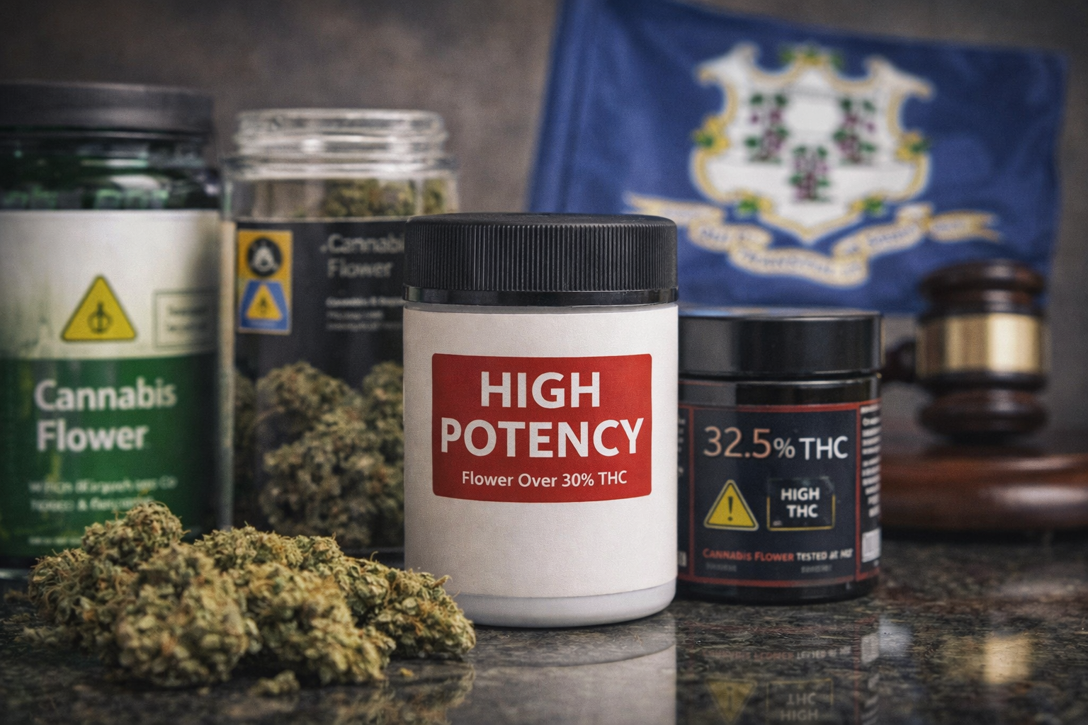 Connecticut Cannabis Potency Bill Advances With High Potency Label Plan