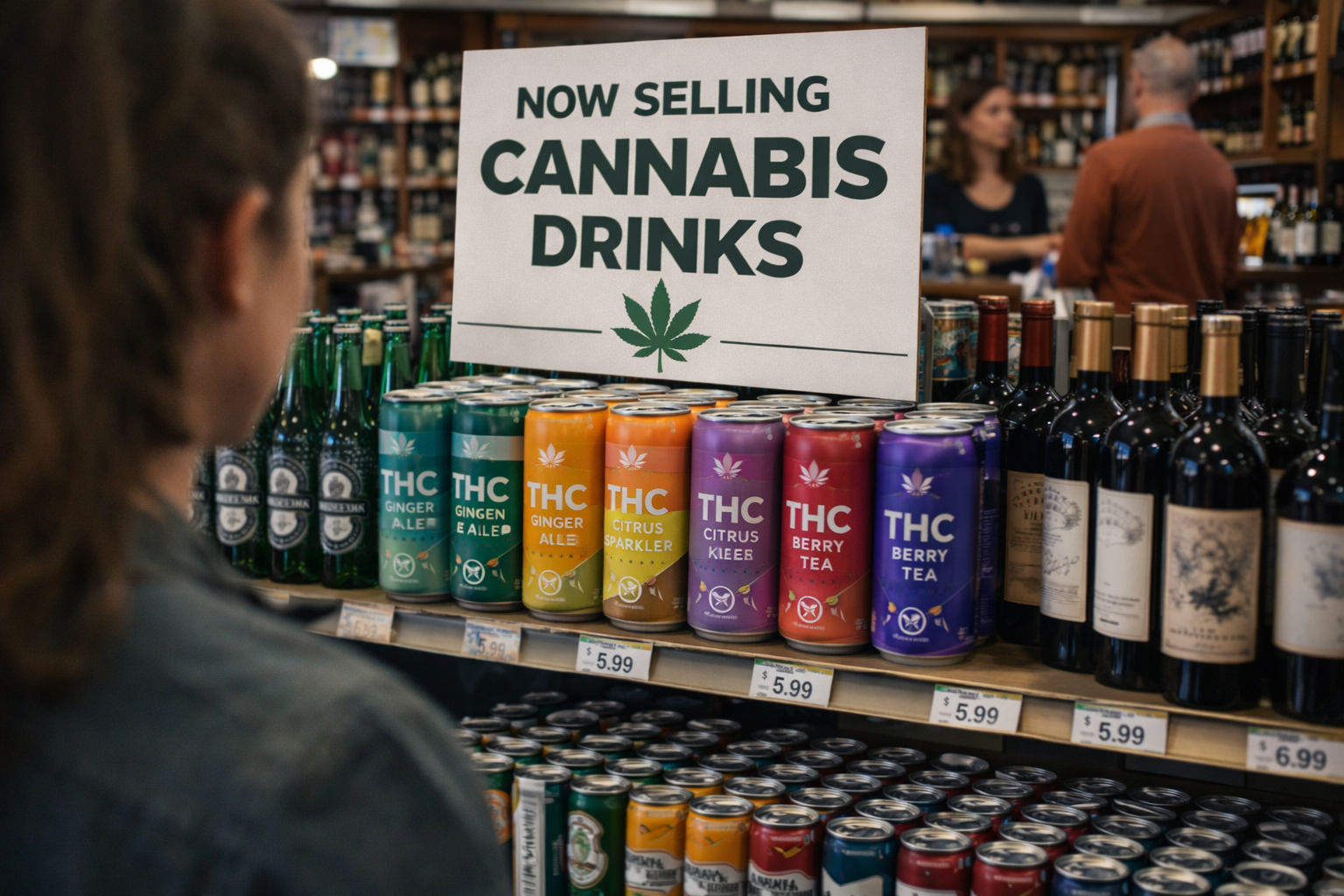 New York Liquor Stores Could Sell Low Dose Cannabis Drinks Under Proposed Bill