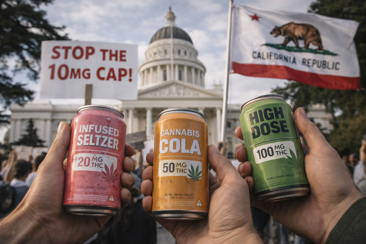 California 10mg Beverage Cap Puts a Growth Lane at Risk
