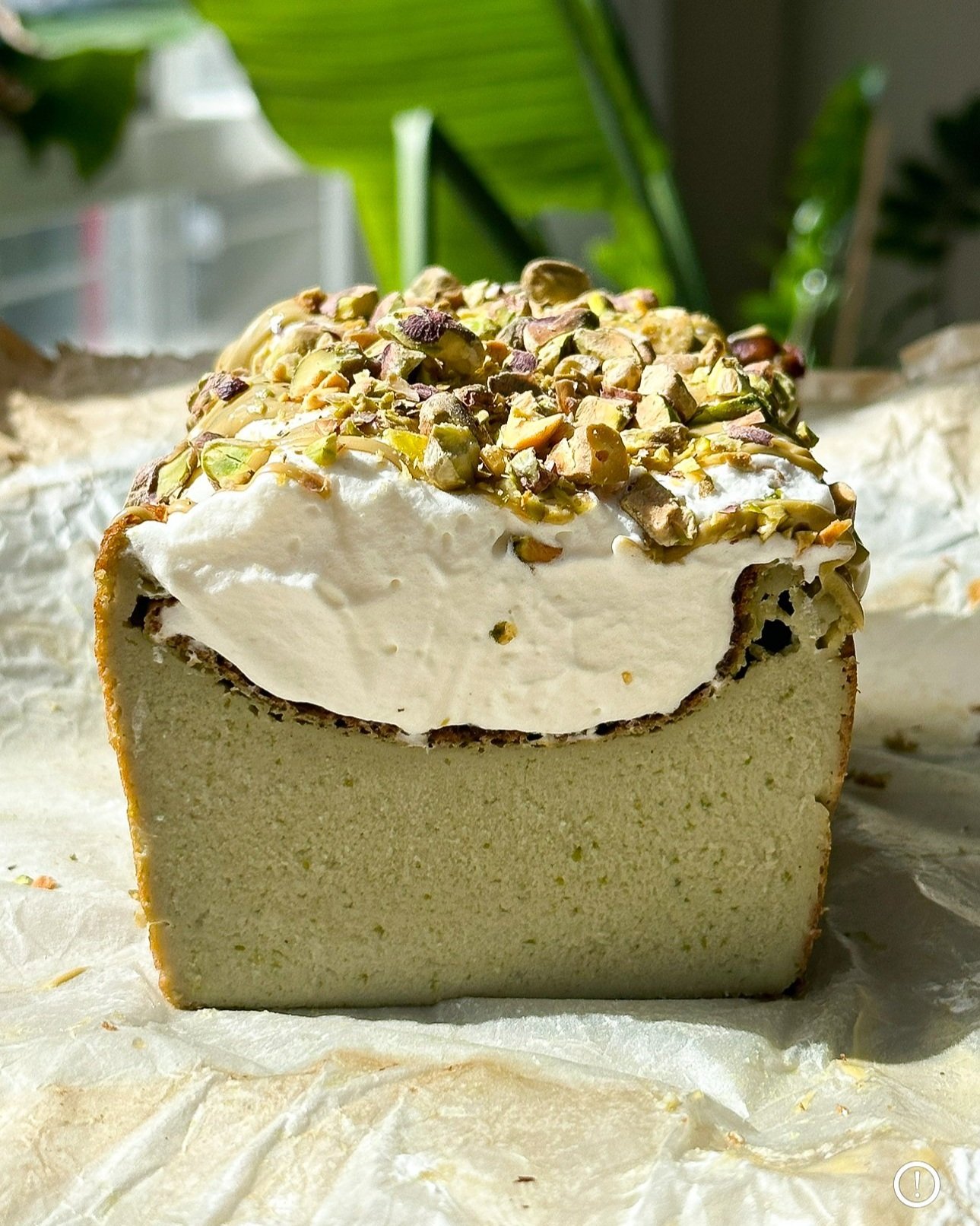 Pistachio Matcha Basque Cheesecake
