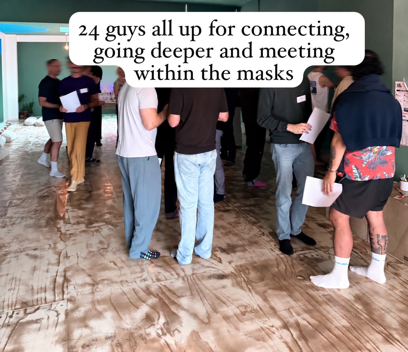 Gay men at a speed dating alternative in London