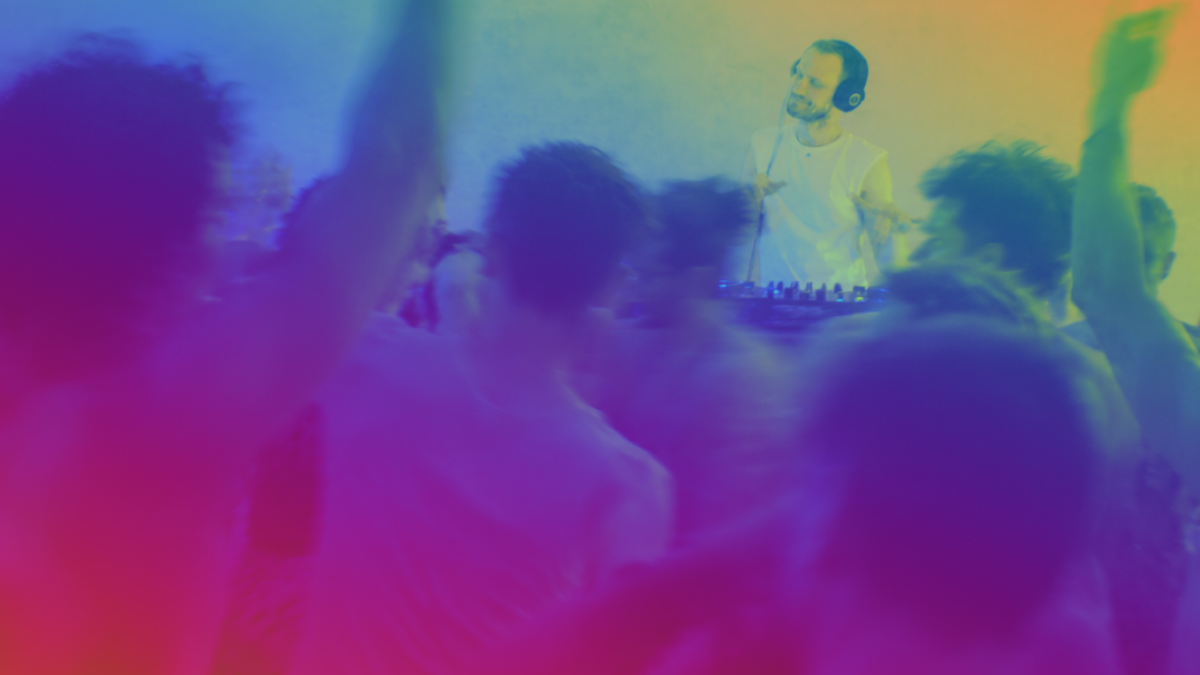 Flyer for Pleasure Medicine. Gay men at ecstatic dance for gay men in london