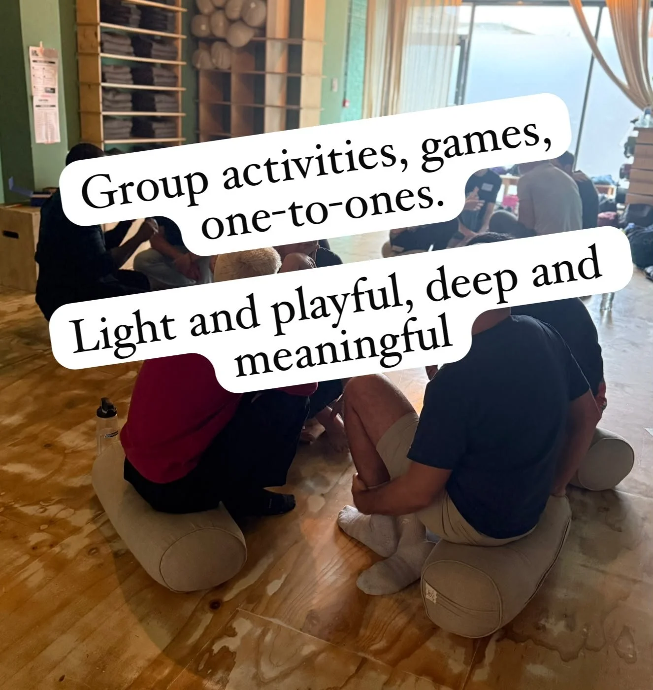 Groups of gay men connecting at a speed dating alternative in London