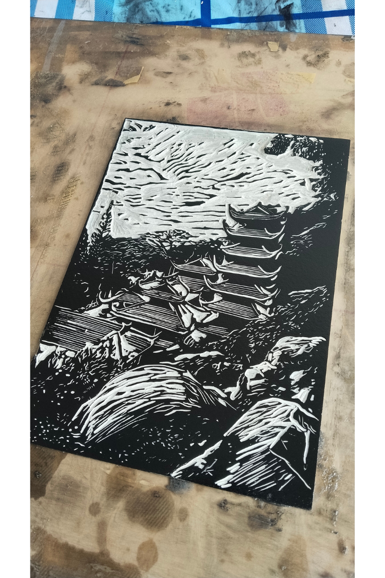 Linocut Process Guide: Step-by-Step Printmaking Art — Mark James Murphy