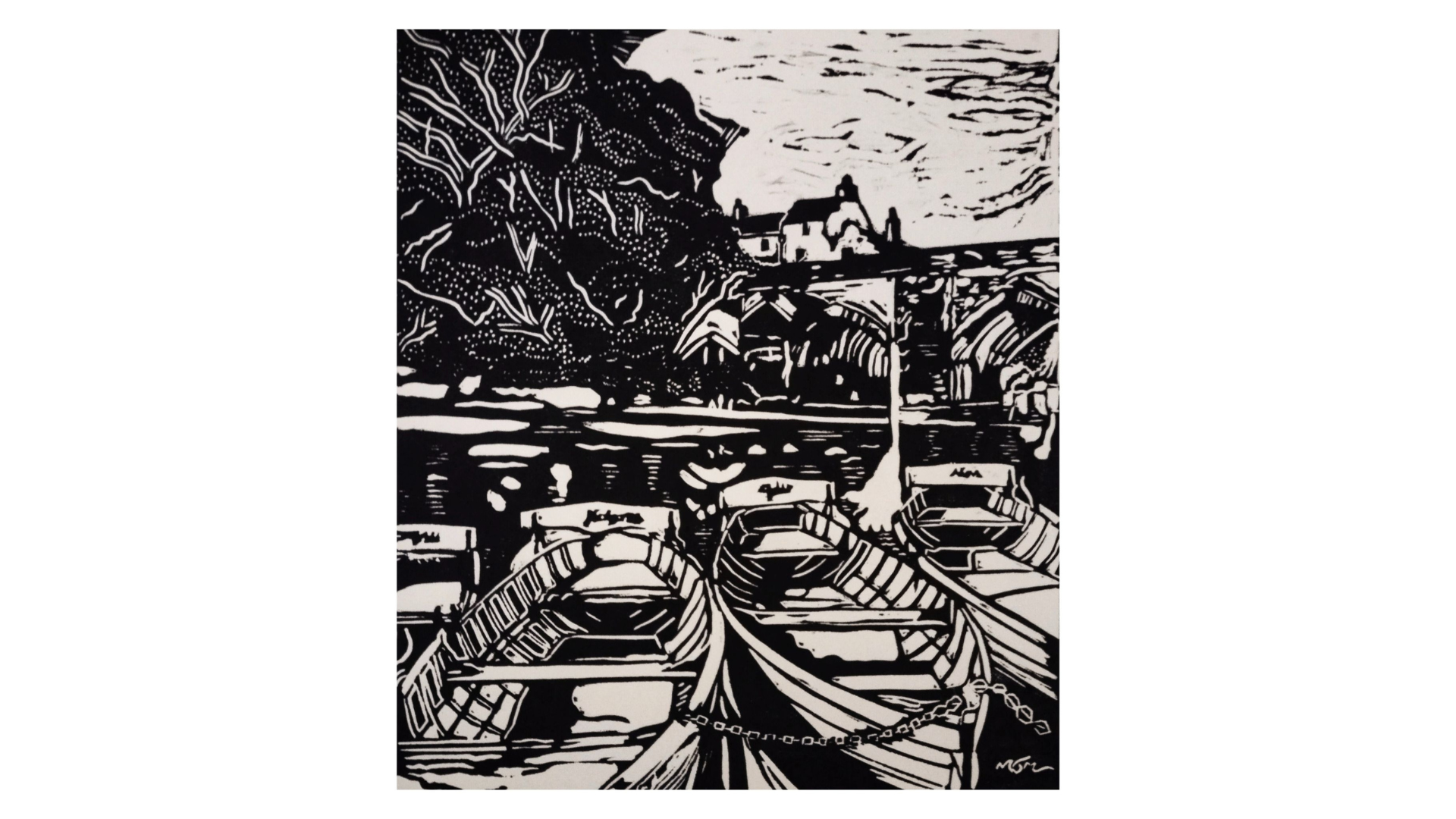 Boats on the river, Durham