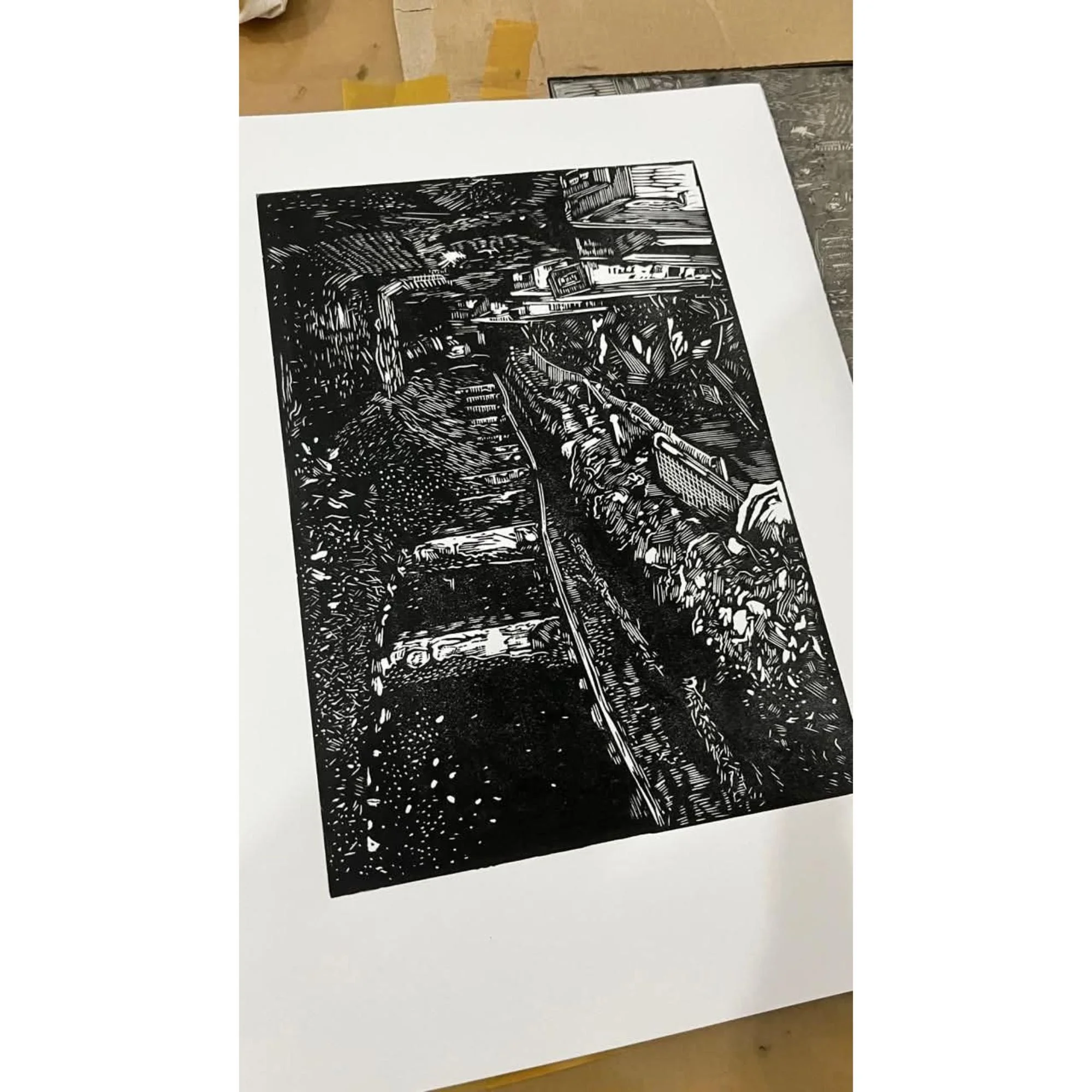 Coal mining relief print by Mark James Murphy.jpg