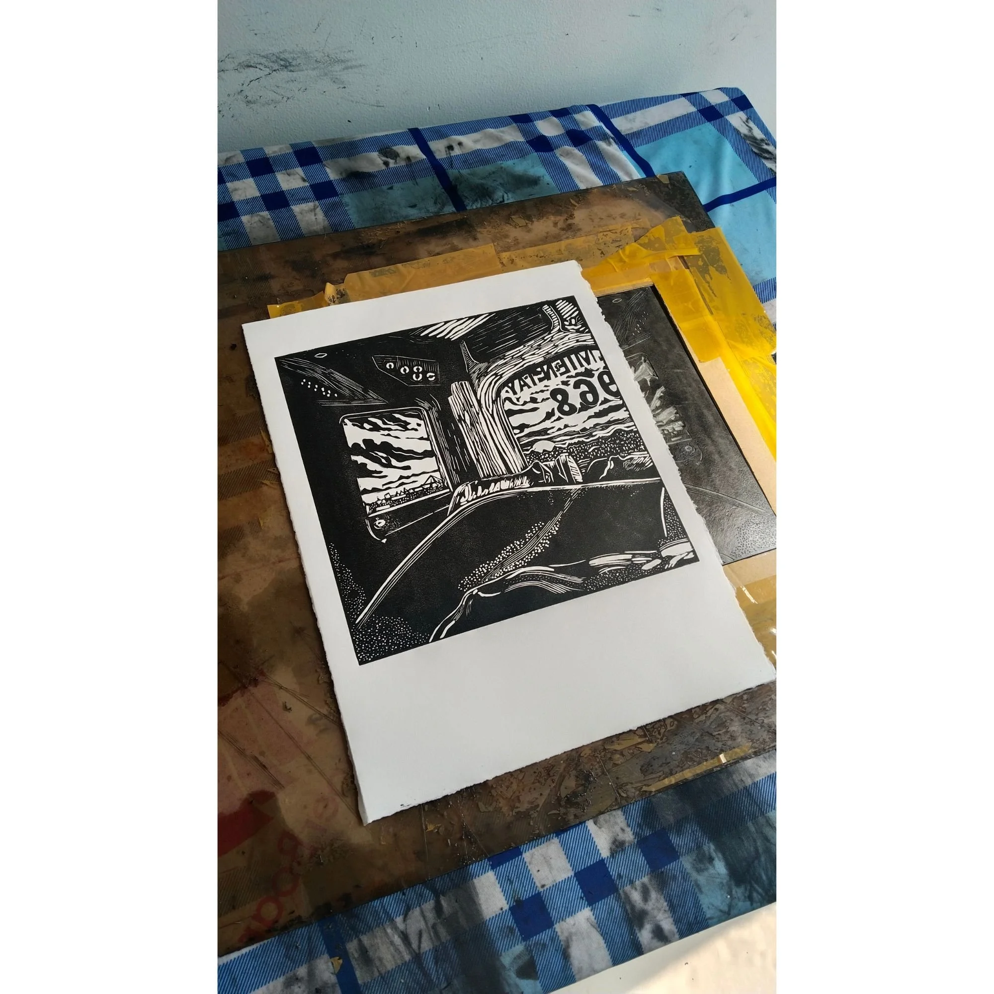 Studio shot poetic linocut relief print.jpg