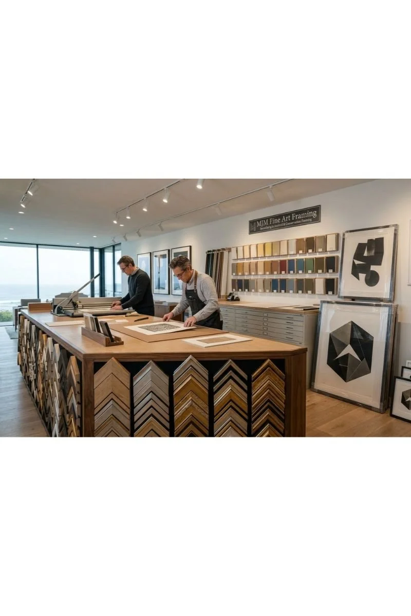 Art framing shop for fine art