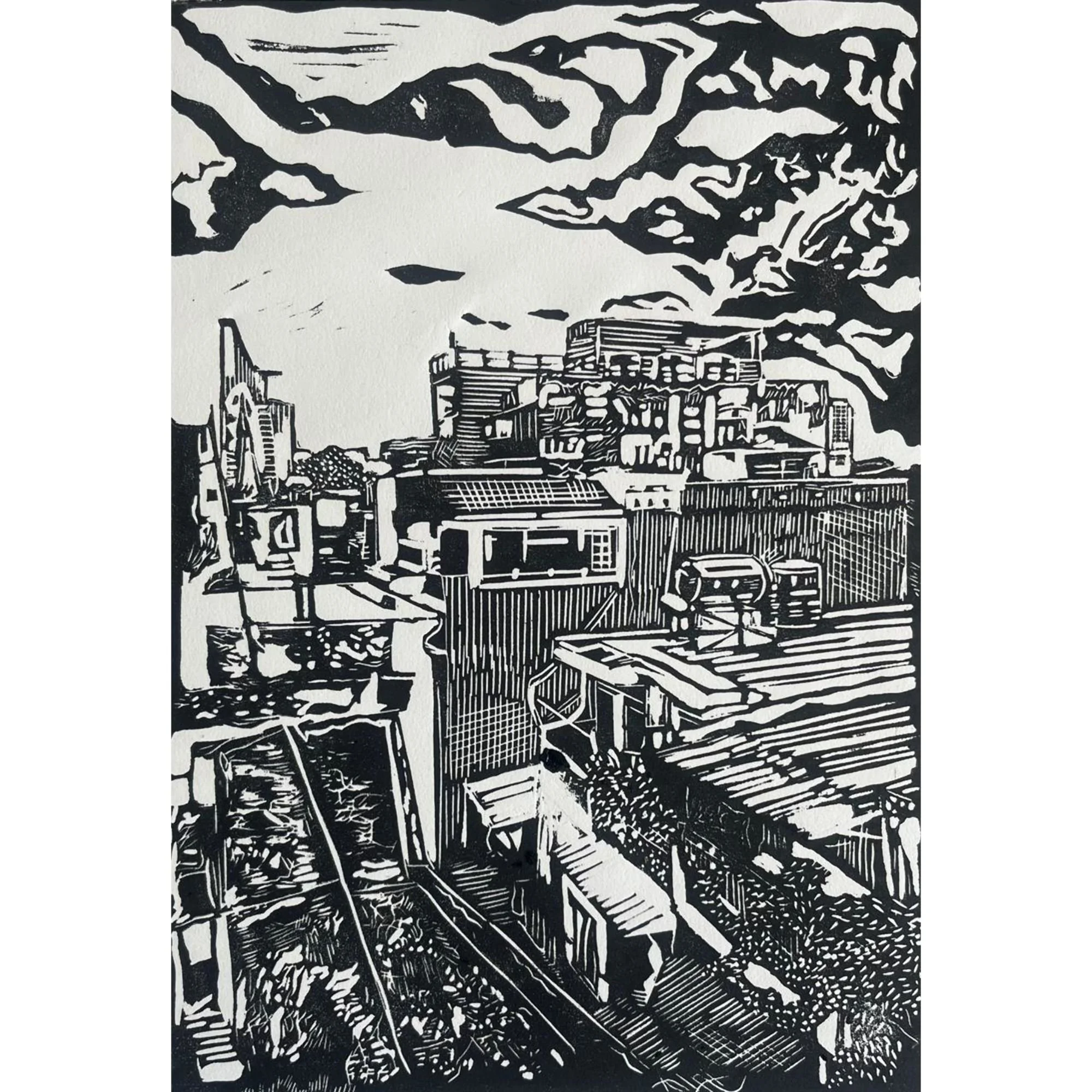 Saigon Rooftops from De Tham Street