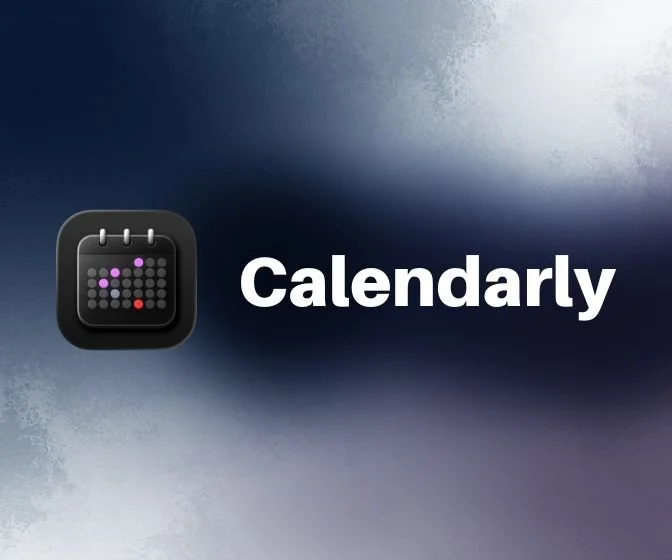Calendarly logo for iPhone lock screen calendar app ​