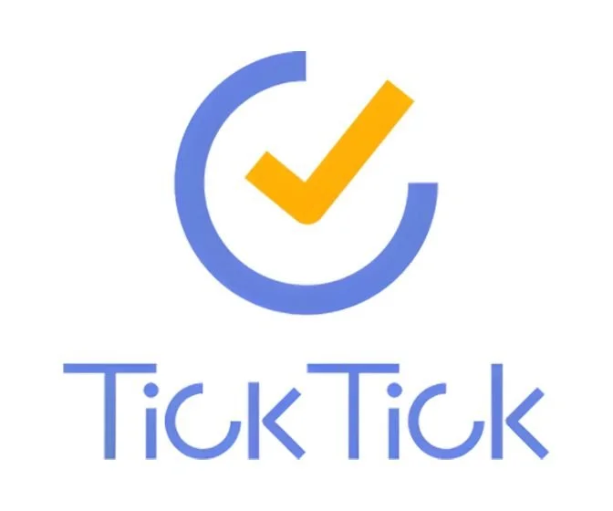 Screenshot of TickTick app showing task lists and calendar view for productivity in 2025