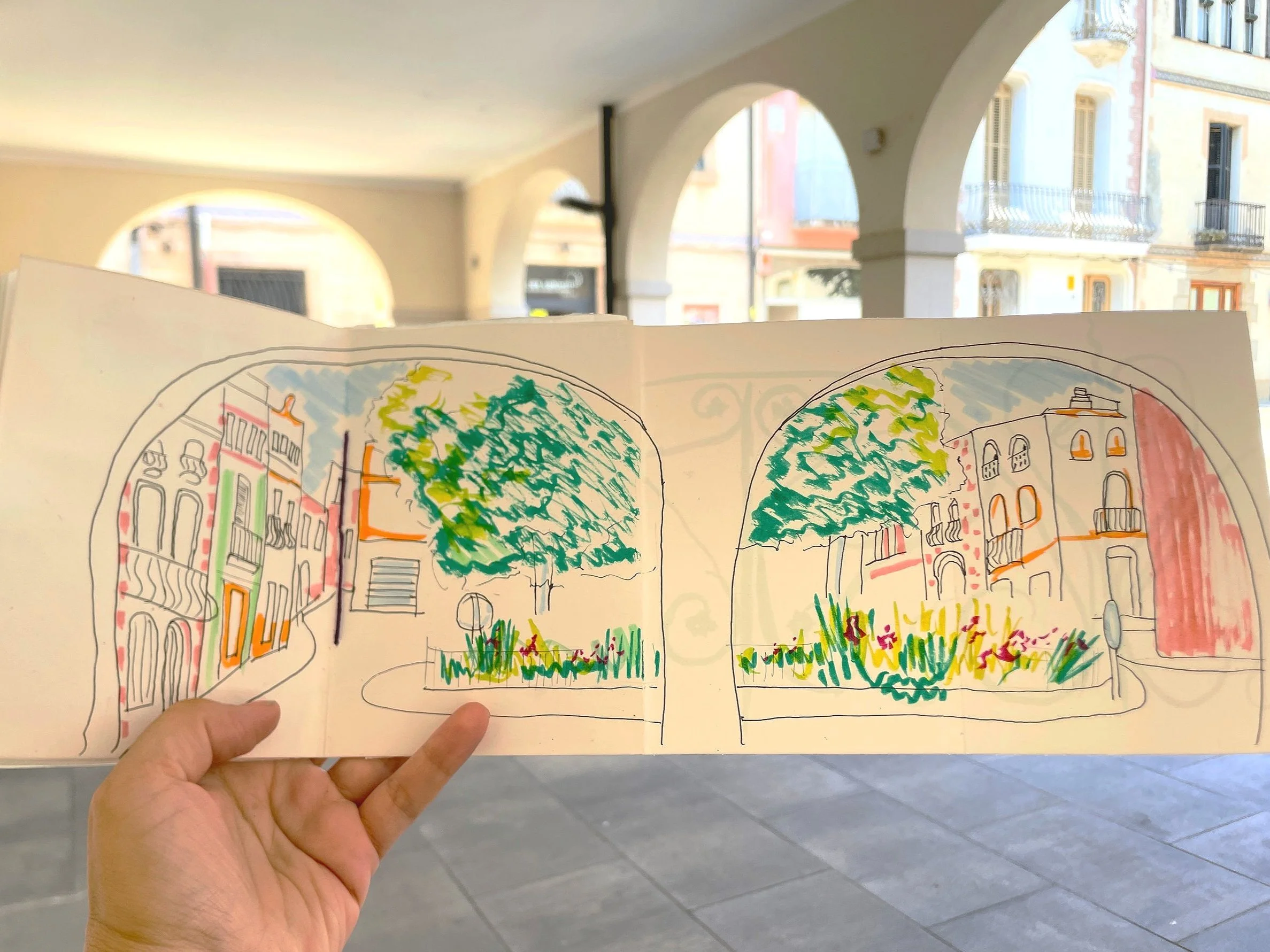 Sketch into Summer - on location