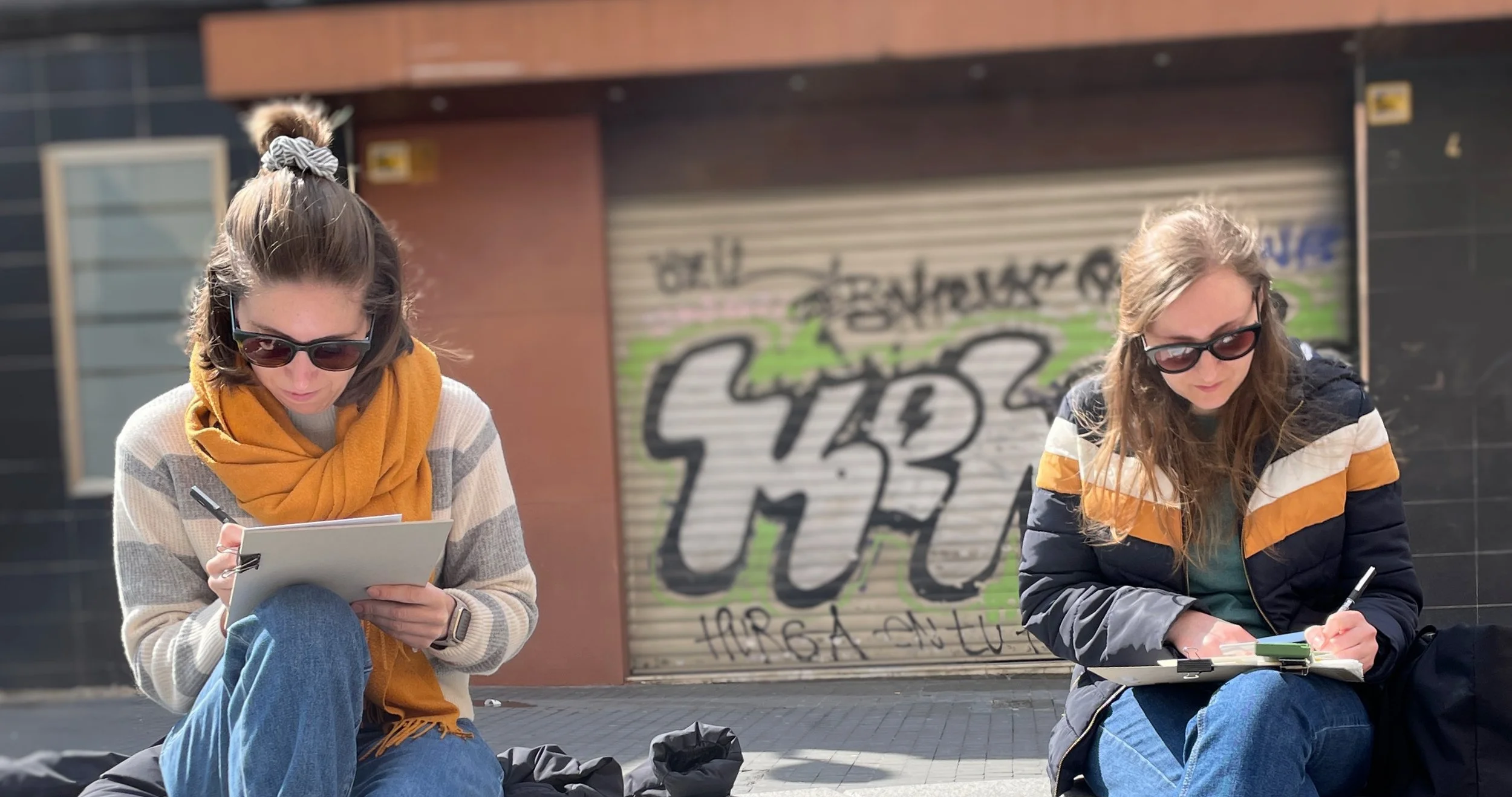 Spending time in the city drawing from observation. There's always so much inspiration in Barcelona.