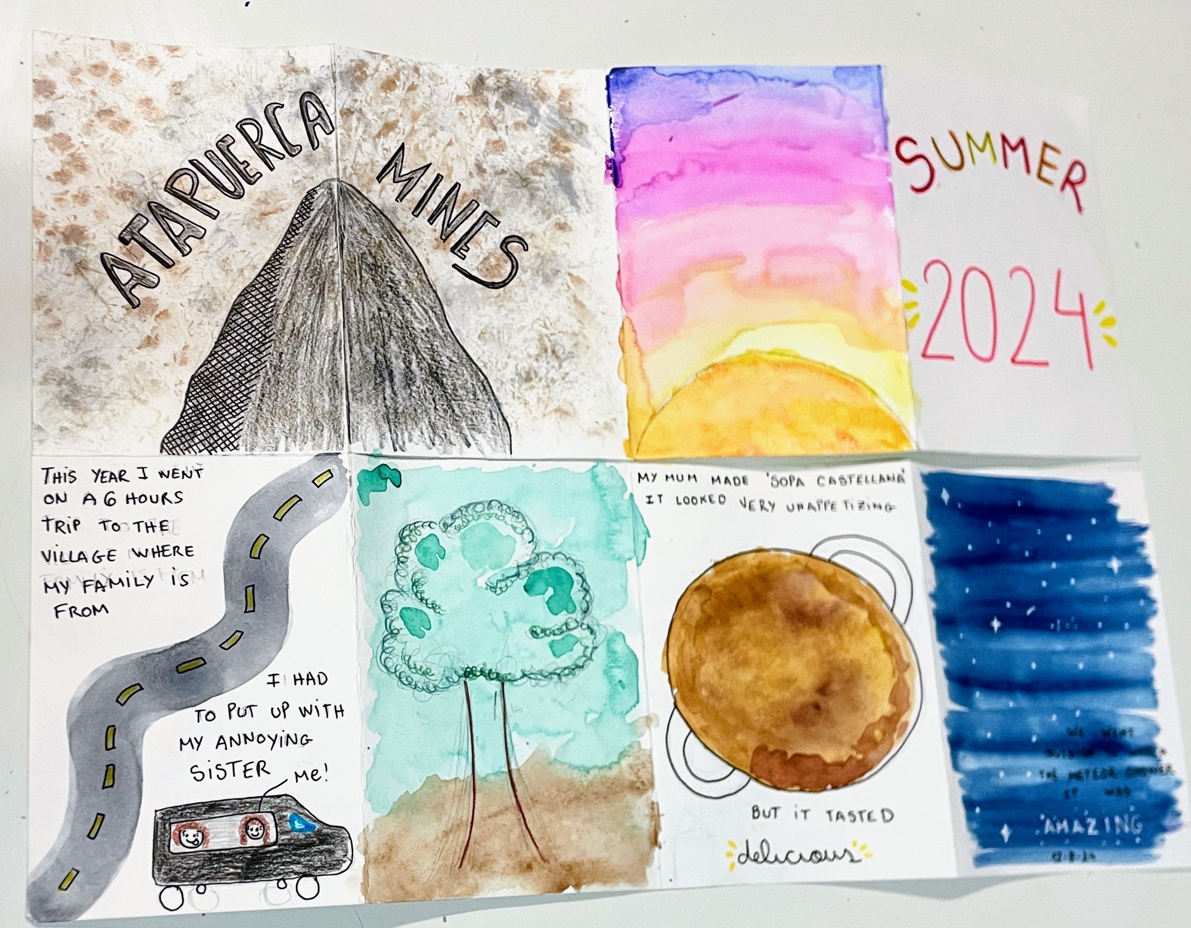 Summer Holiday sketchbooks