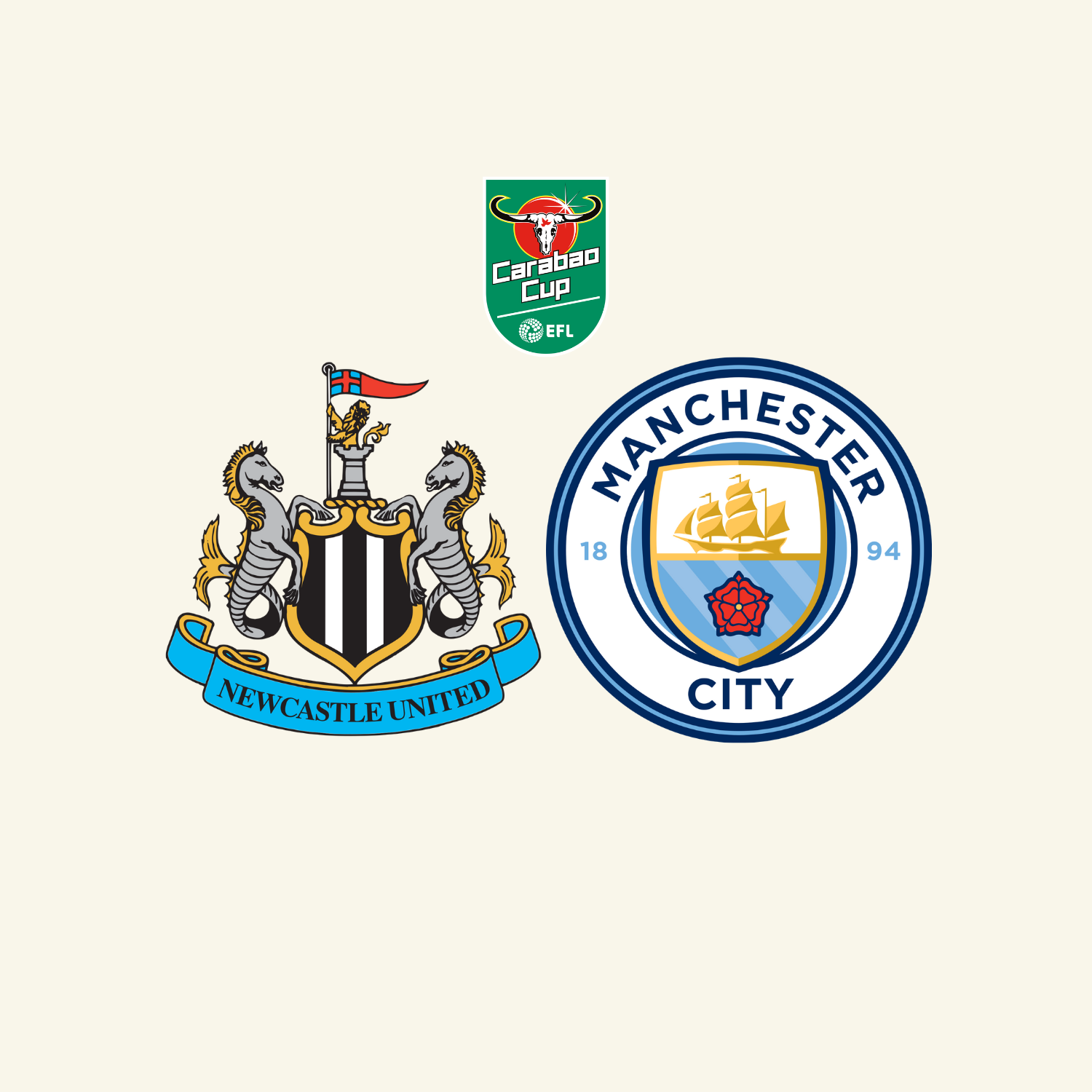 Newcastle United vs. Manchester City - EFL Cup Semi Final 1st leg