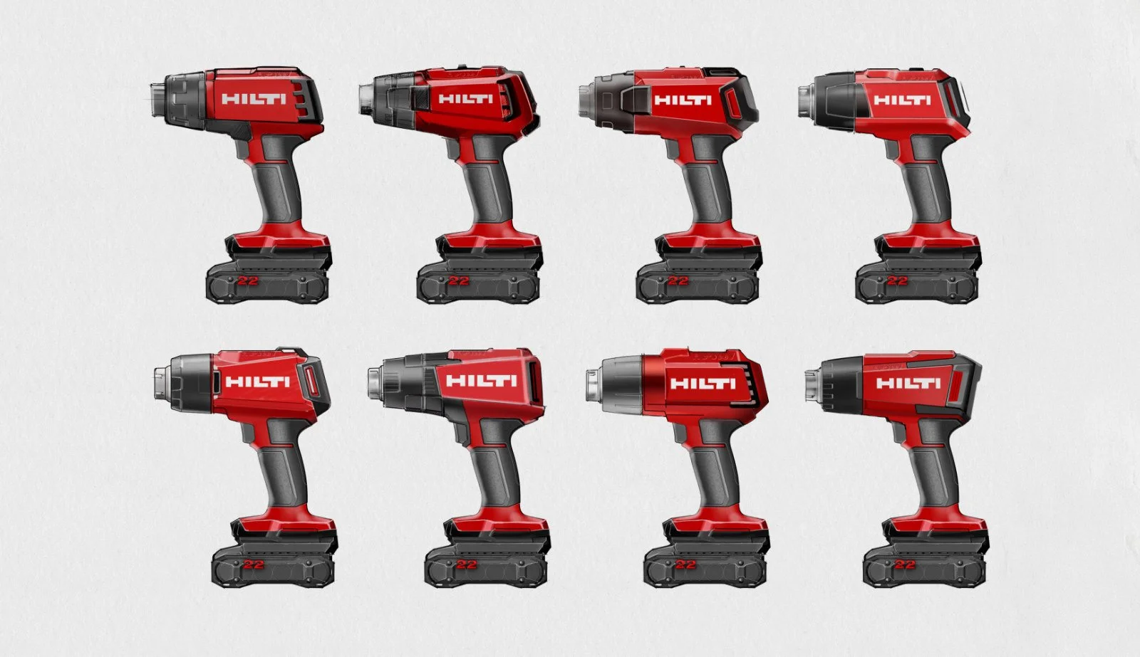 Variantenprüfung zur sicheren Einbindung des Produkts in das bestehende Hilti Corporate Product Design System