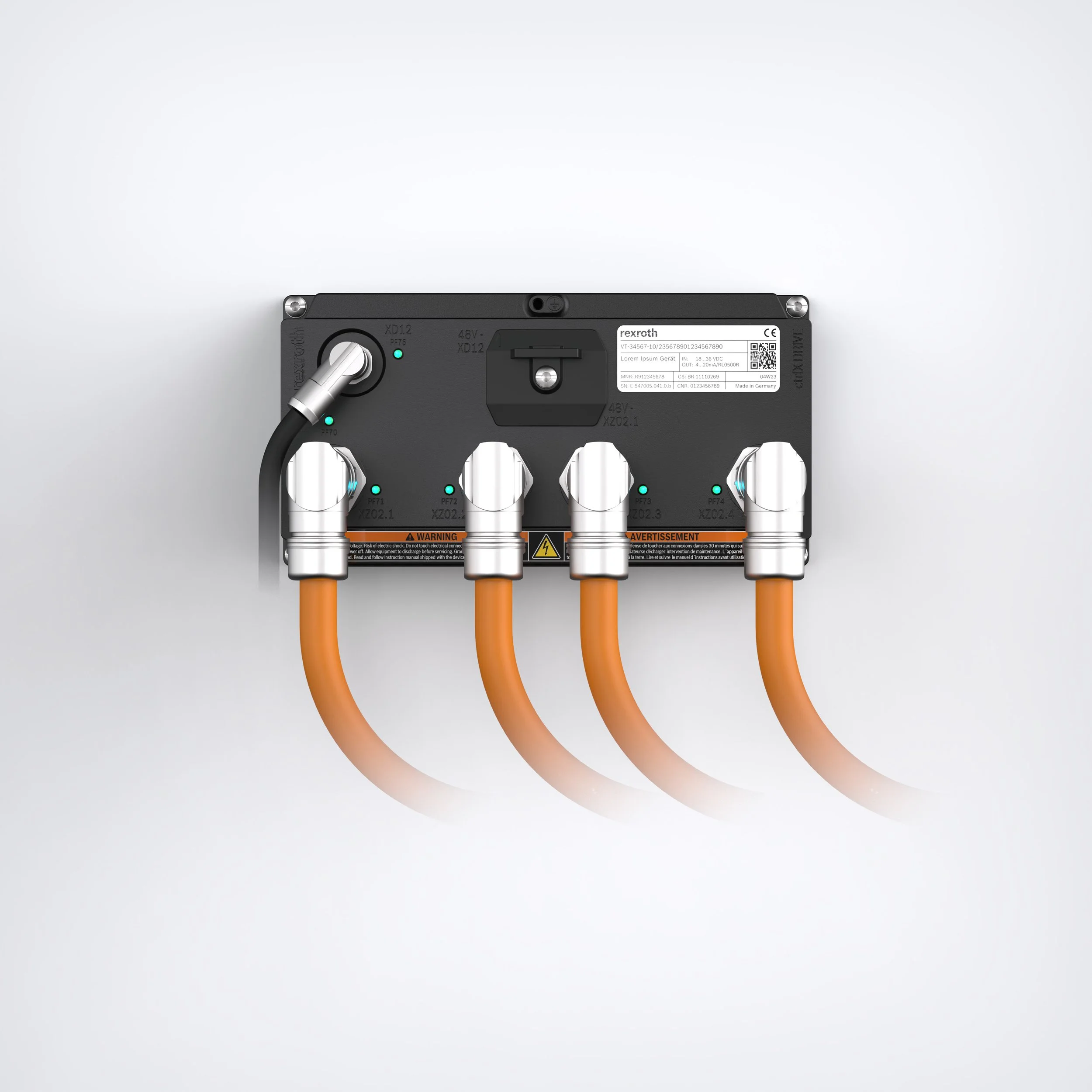 Ein Verteilerelement komplettiert den Systemgedanken. Natürlich in der gleichen Designsprache.