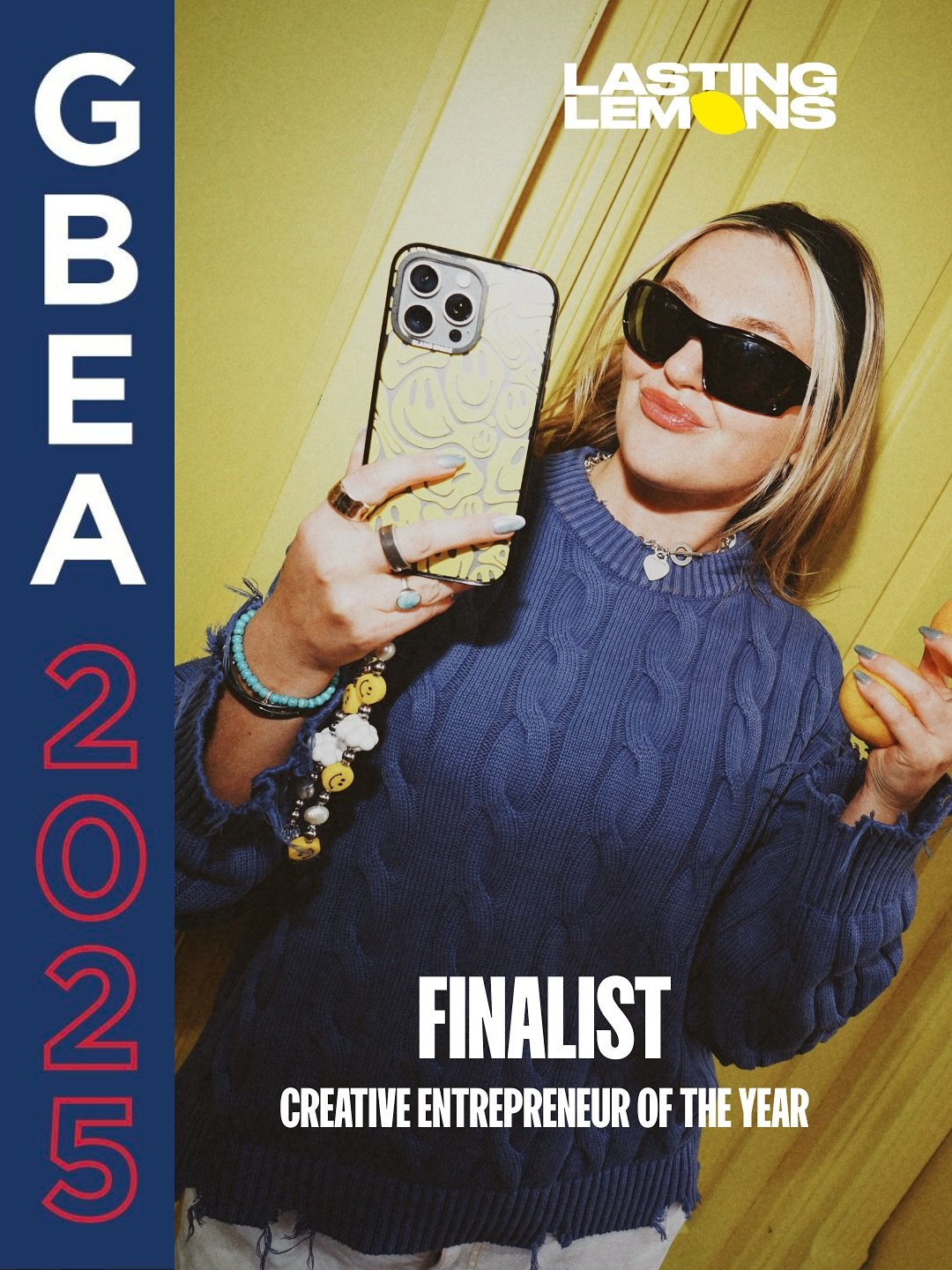 SUPER EXCITING NEWS! @charlygsmith 🍋 is up for the Great British Entrepreneur Award 2025 next week, and she&rsquo;s been shortlisted in the Creative Entrepreneur of the Year Category!! @entrepreneursgb 

Good luck Charly!! 🍋🌟 

#lastinglemons #cre