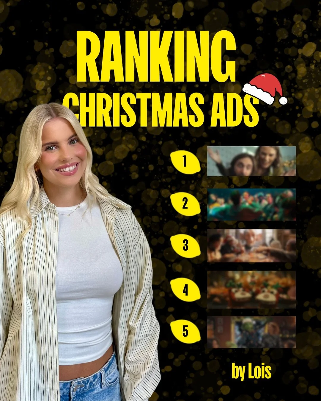 Ranking the top 5 Christmas ads from this year 🎄

Our influencer assistant Lois loves a good Christmas ad so to get the office into the festive spirit she has watched and ranked the best ones from this year 😍 including @johnlewis @waitrose and @mar