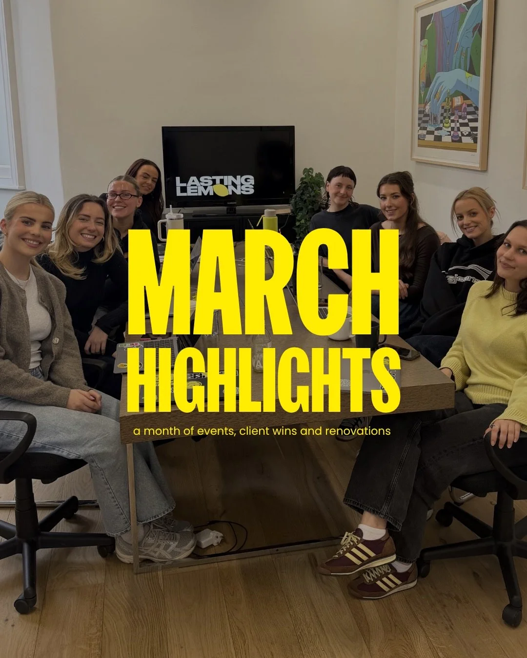 MARCH ROUNDUP ⭐️

A busy busy month for the lemons made easier thanks to the occasional sunny afternoons. Roll on April, but first.. it&rsquo;s Bank Holiday weekend timeee 🍻

Swipe to see what we all got up to 🍋