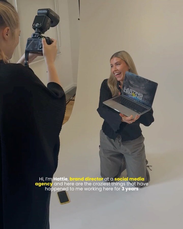 Happy 3rd year anniversary to our wonderful lemon, Hattie!!🍋

Hattie has been with us for 3 years and in that time she has learnt so many important things on brand marketing and growing a social media agency (alongside the fun bits always)

🍋 Your 