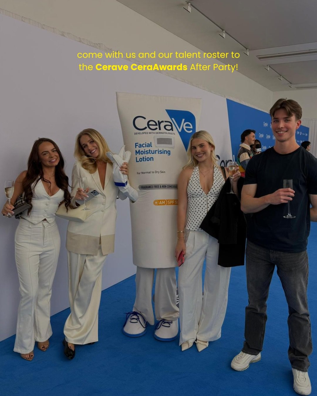 This week our talent roster and creator team attended the Cerave CeraAwards After Party! From Blue carpet interviews hosted by @joebxggs and @indiyahhp, to interactive games and an iconic dj set by the @theflagtwins, it was an unforgettable night fro