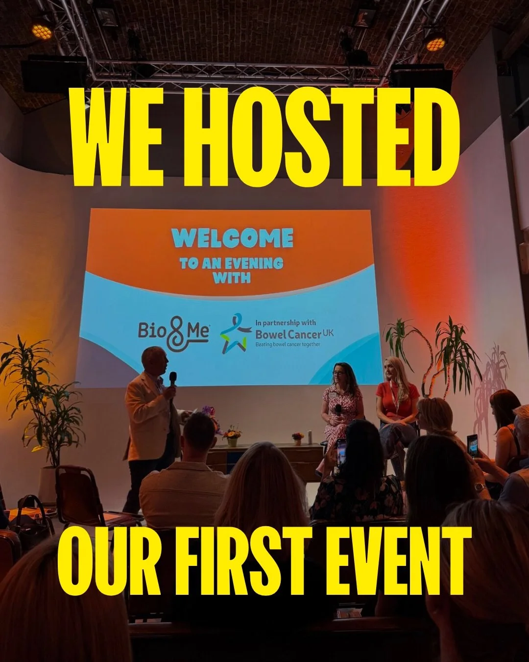 Last night we had the pleasure of hosting an exclusive @bioandmeuk x @bowelcanceruk event which we organised to celebrate the launch of their brand new podcast and partnership ⭐️

From delicious nibbles (courtesy of @santocielo.ldn) and drinks on arr