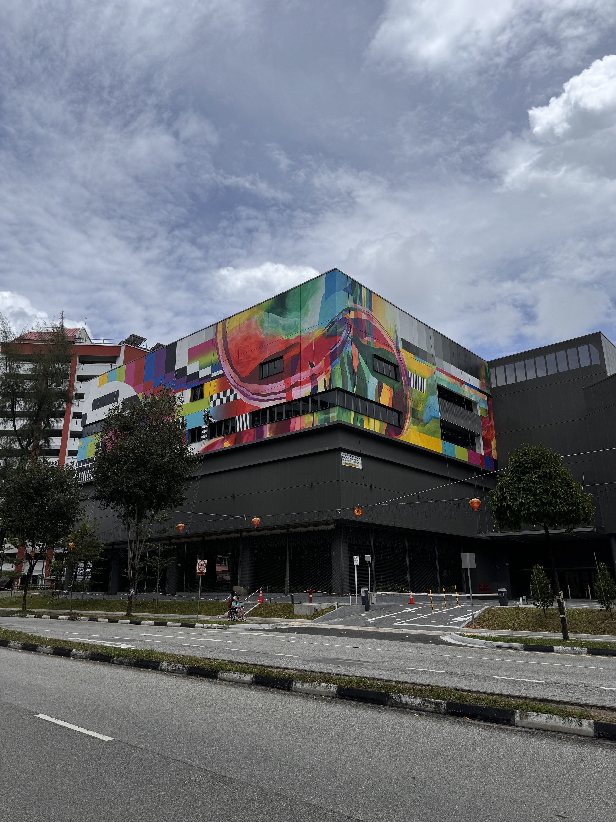 Ready for Transmission . Mural Collaboration with Chris Chai . 2025 . Street view
