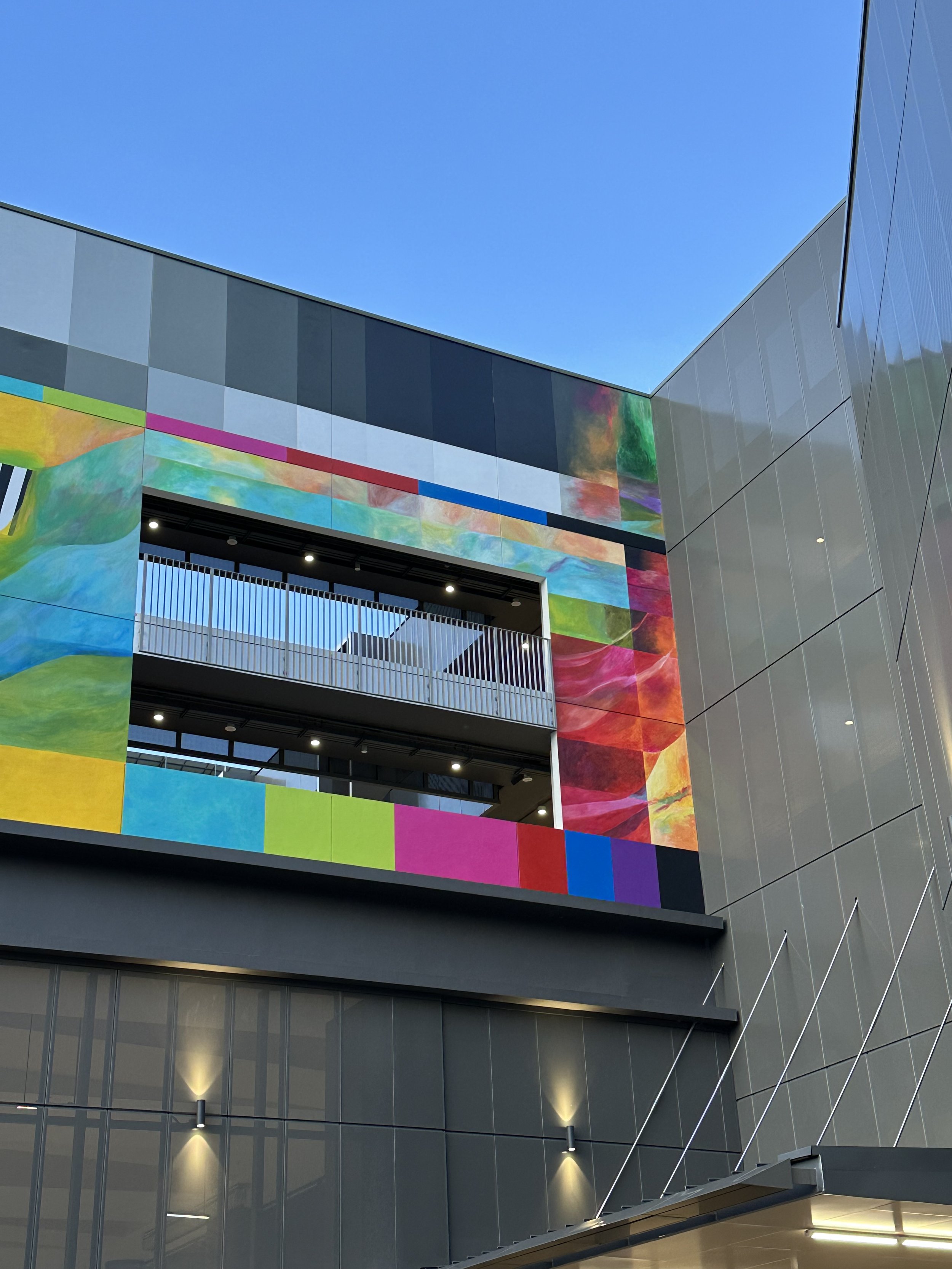 Ready for Transmission . Mural Collaboration with Chris Chai . 2025 . Right view
