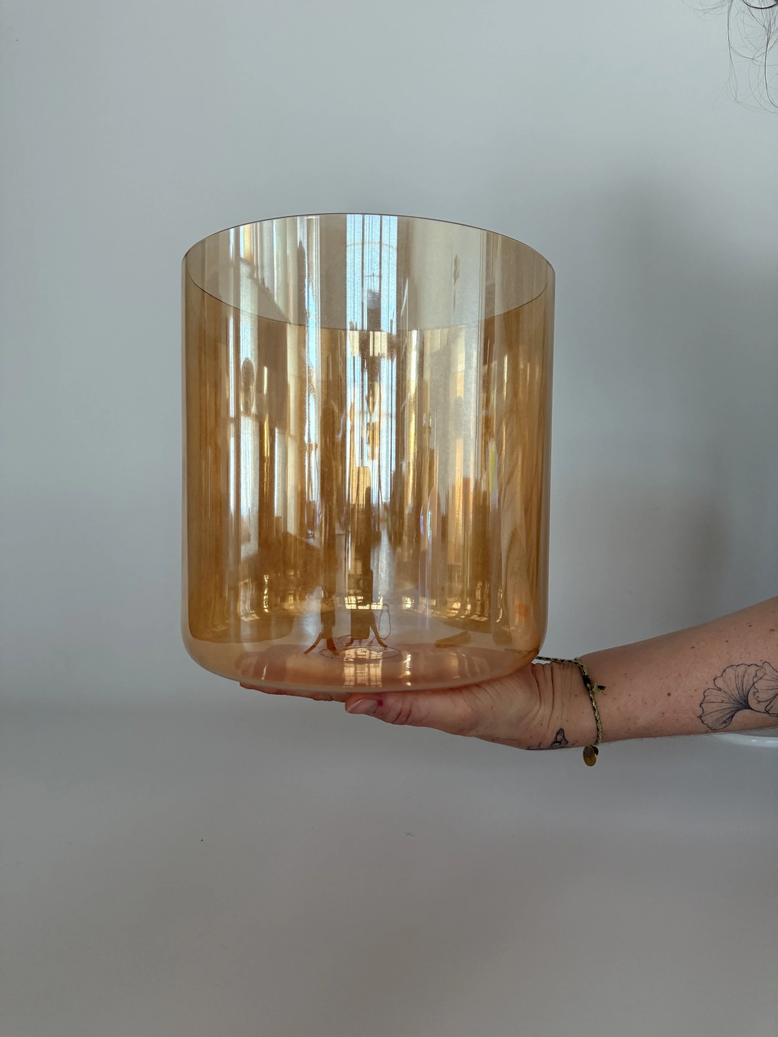 Kristallklangschale | F | 8,5"