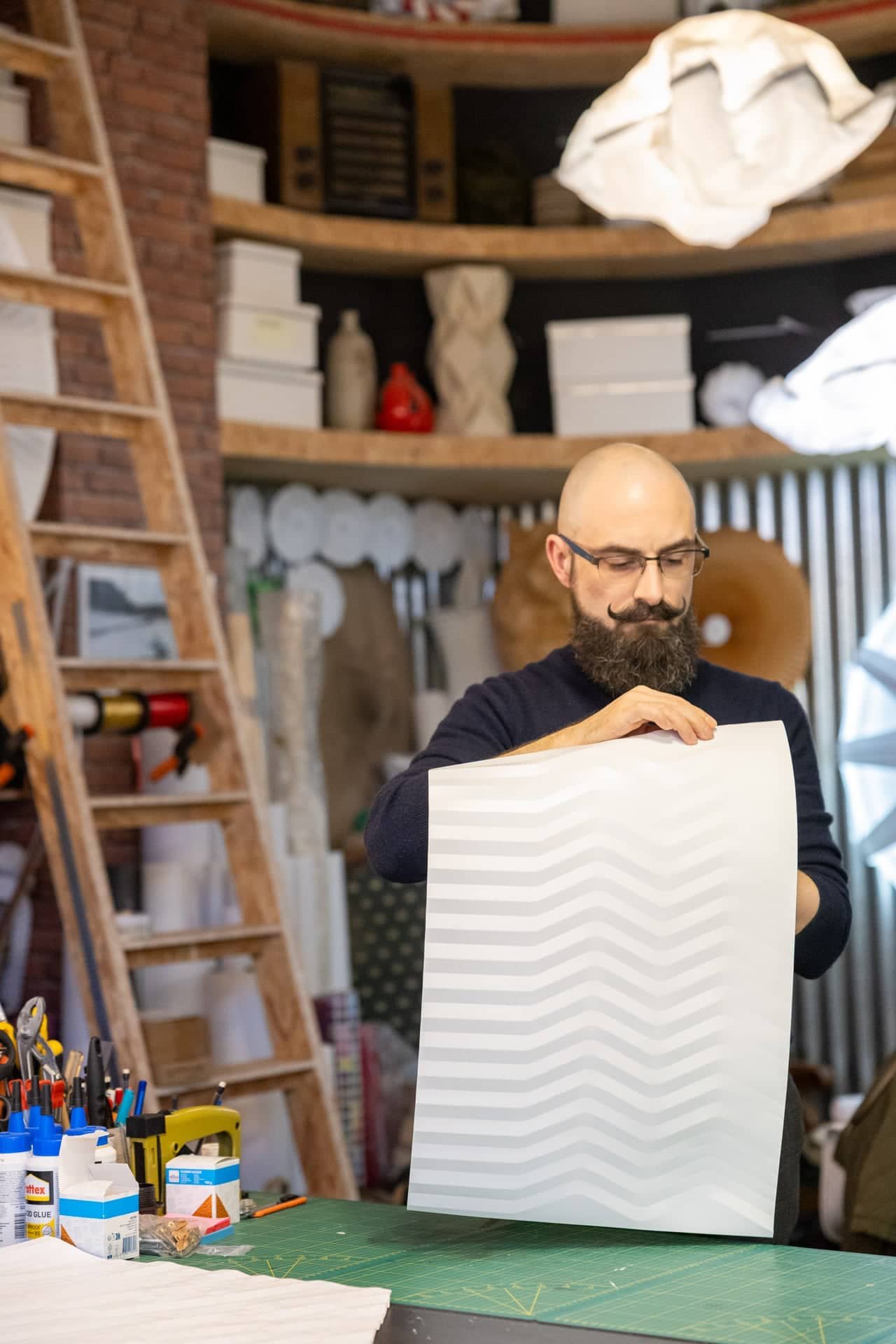 arnaud-haenel-artisan-pliage papier-décoration