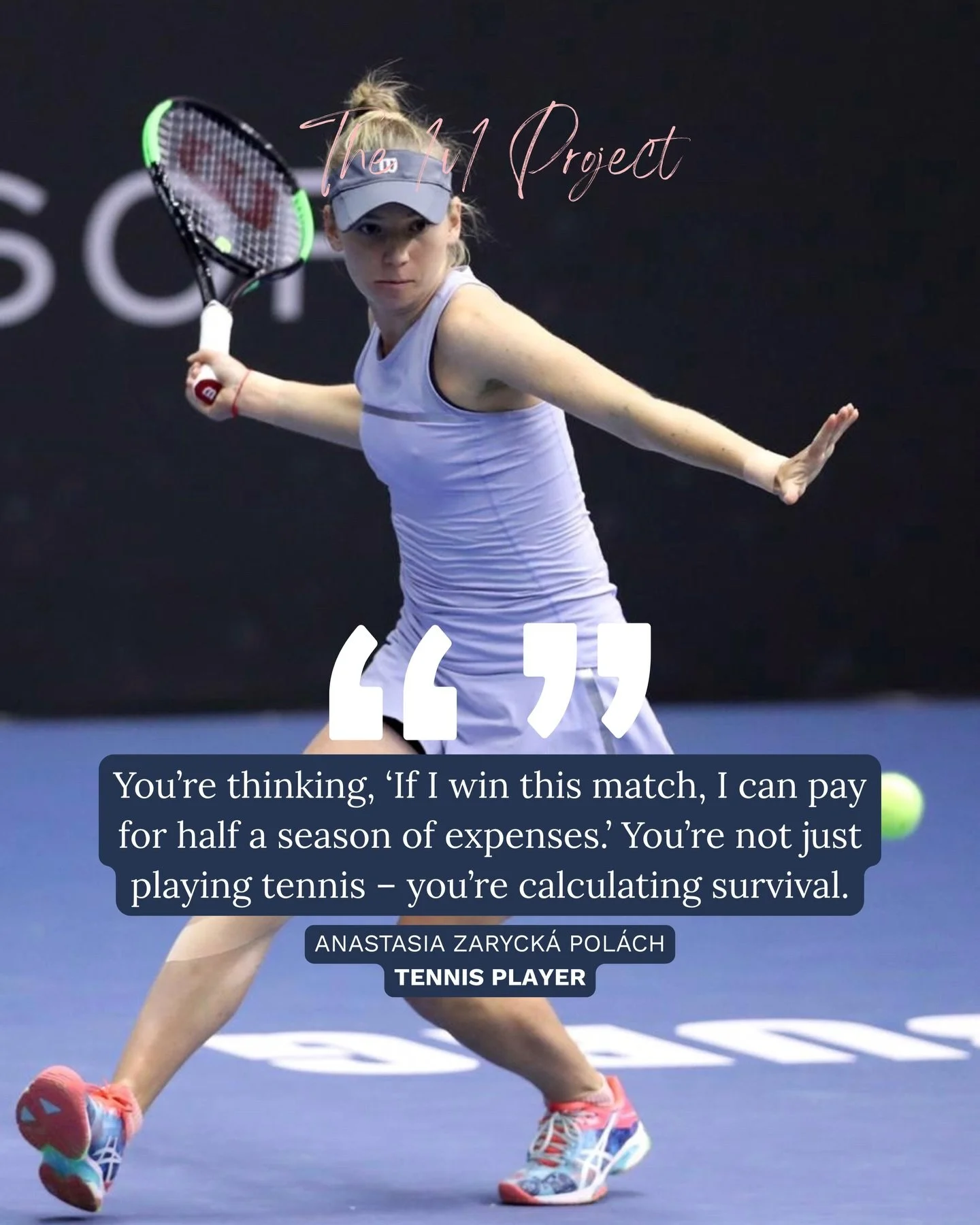 🆕 &ldquo;I didn&rsquo;t feel good enough or like I was doing enough. But looking back, I was doing so much more than I realised &ndash; and I want others to see that in themselves too.&rdquo;

🎾 Former world No. 206 @nastya_polach on the realisatio