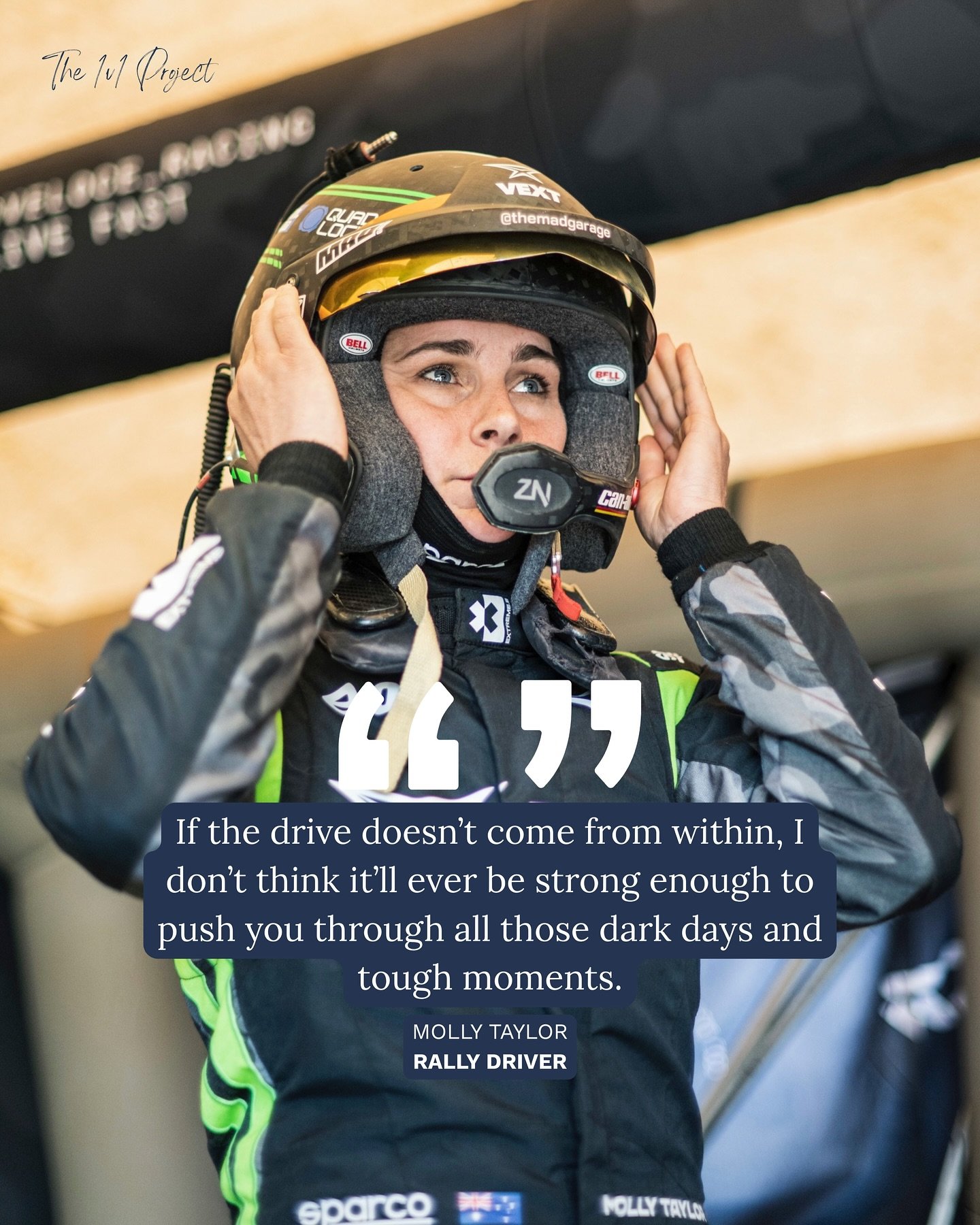 &ldquo;If the drive doesn&rsquo;t come from within, I don&rsquo;t think it&rsquo;ll ever be strong enough to push you through all those dark days and tough moments.&rdquo;

🇦🇺 🔥 Rally champion @molly_rally has built her incredible career on that i