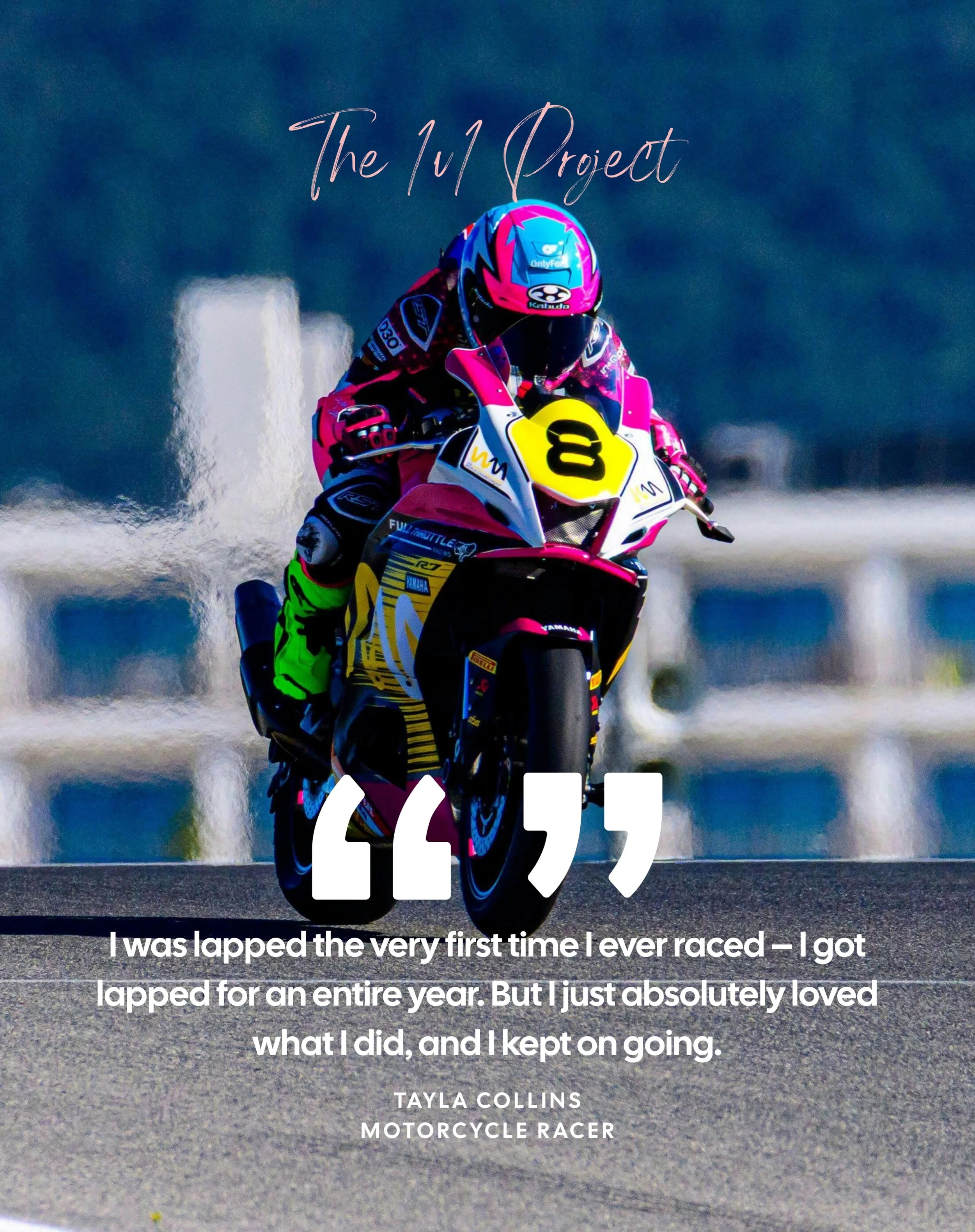 🆕 &ldquo;I was lapped the very first time I ever raced &ndash; I got lapped for an entire year. But I just absolutely loved what I did, and I kept on going.&rdquo;

🏁🇦🇺 Australian rider @taylacollins_8 on Crohn&rsquo;s disease, five lost years, a