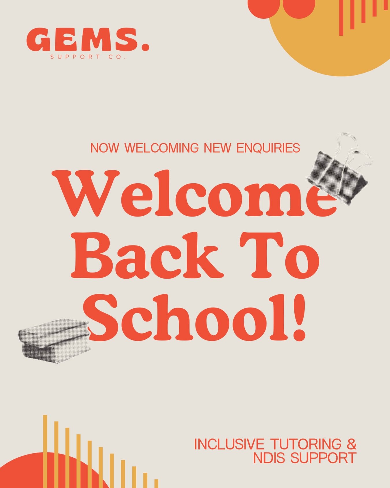 Back to school season is here 📚🧡

Whether it&rsquo;s starting Prep, moving into high school, or settling back into routine, we&rsquo;re here to support students and families every step of the way.

From inclusive tutoring and learning support to ND