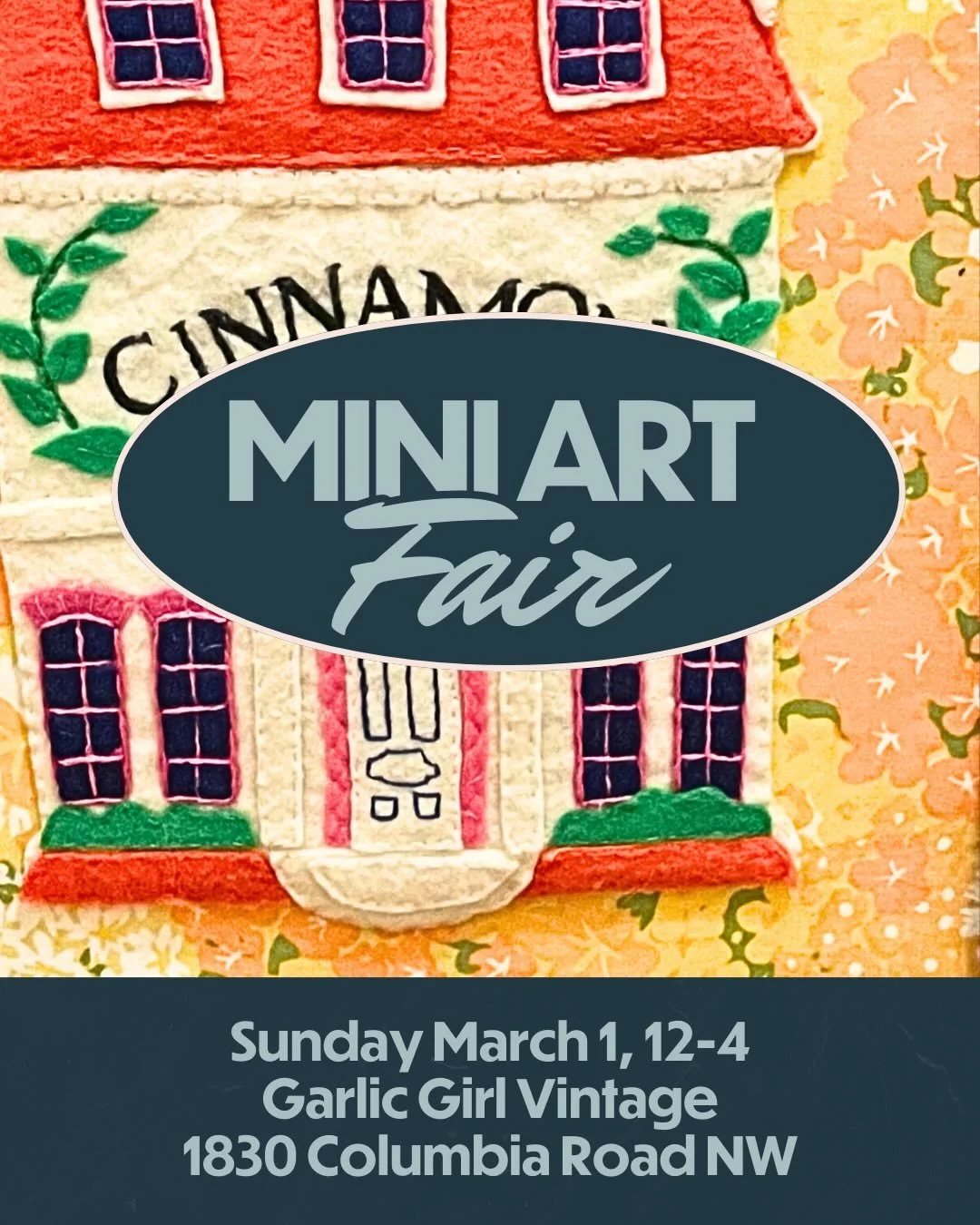 This Sunday! We&rsquo;re hosting three local artists specializing in a diverse mix of themes and mediums, including: painting, ceramics, and fiber art. Swing by the shop between 12 and 4 to browse originals and prints, along with your usual treasure 