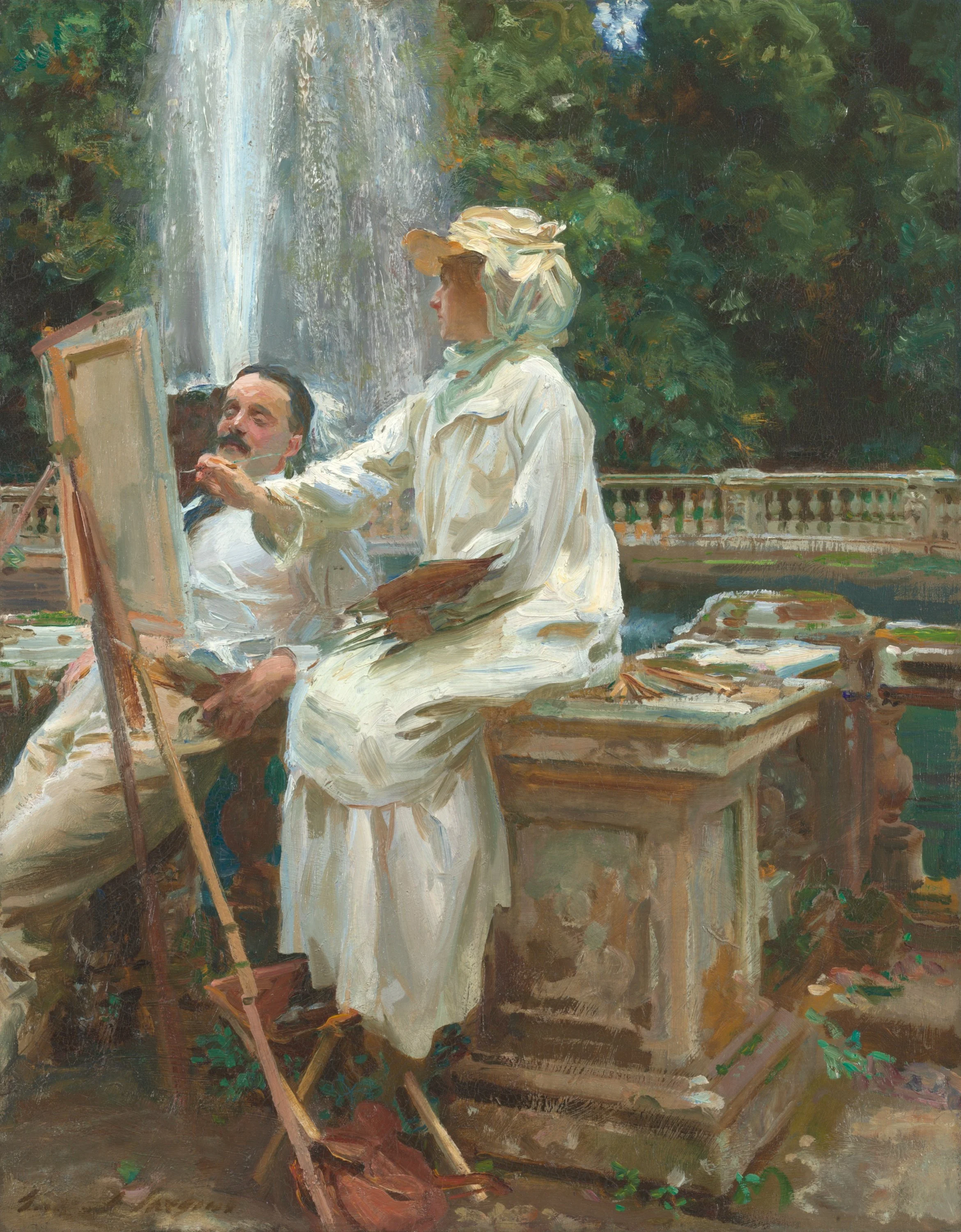 1914.57 - The Fountain, Villa Torlonia, Frascati, Italy.jpg