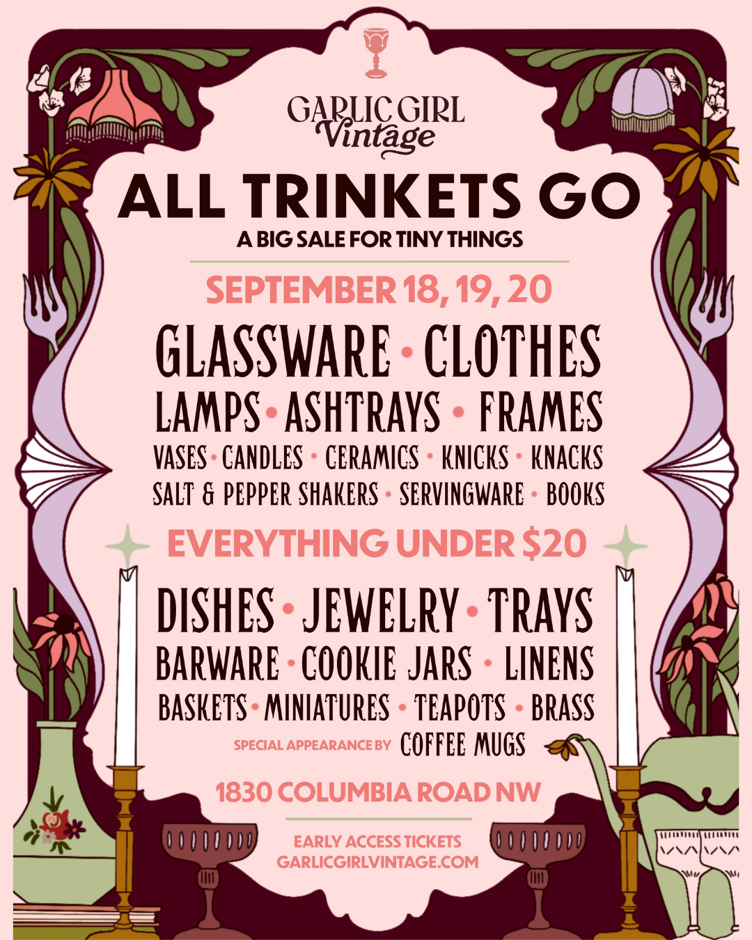 All Trinkets Go: Garage Sale Early Access Tickets