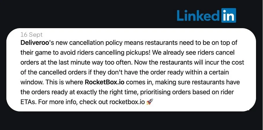 RocketBox helps restaurants