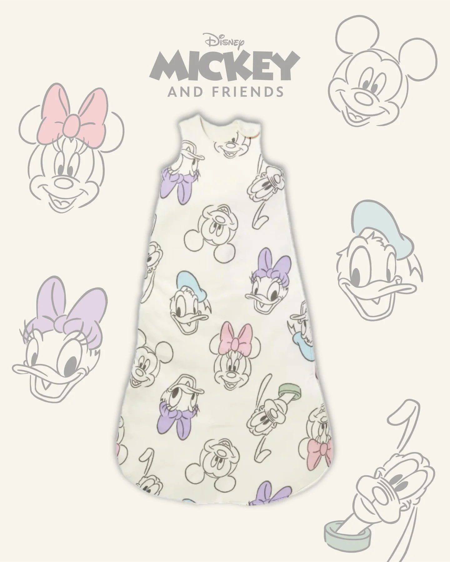 Snuggle up with this Mickey & Friends baby sleeping bag! 🌟👶 Cozy, cute, and perfect for sweet dreams for both boys and girls. 🐭💫 @kik.de
#kikbaby #disney #mickeyandfriends #mickeymouse #disneymagic #santex #santexmoden #wearesantex
