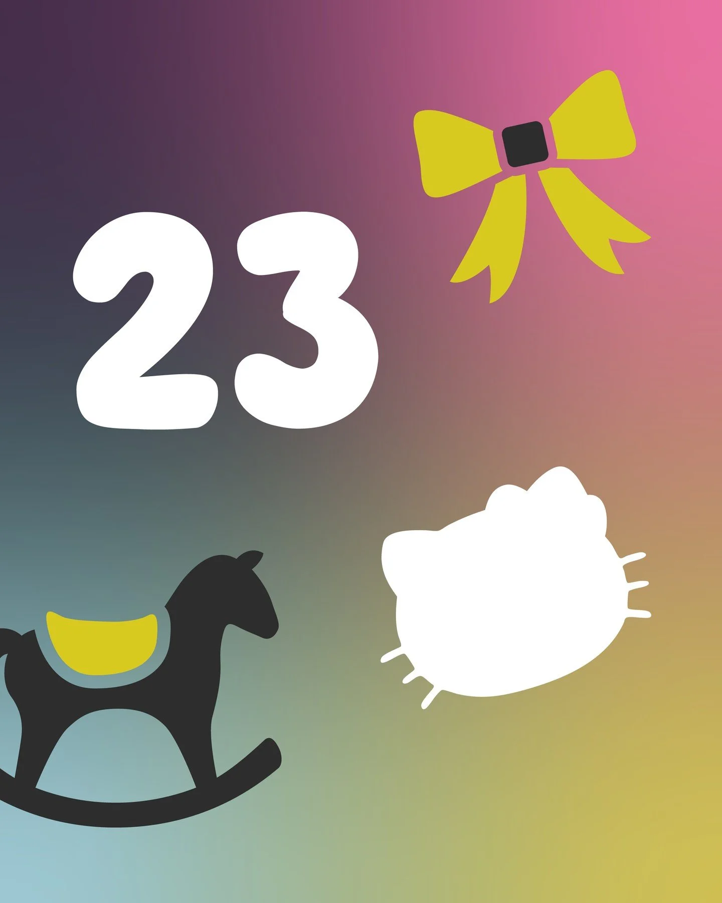 Door 23 is soft on the inside and fun on the surface. 🎀✨ Todays fashion advent calendar reveals a Hello Kitty &amp; Friends hoodie with playful puff print details. ❄️💗 Find this piece at @takko_fashion 
#adventcalendar #christmas #winterseason #san