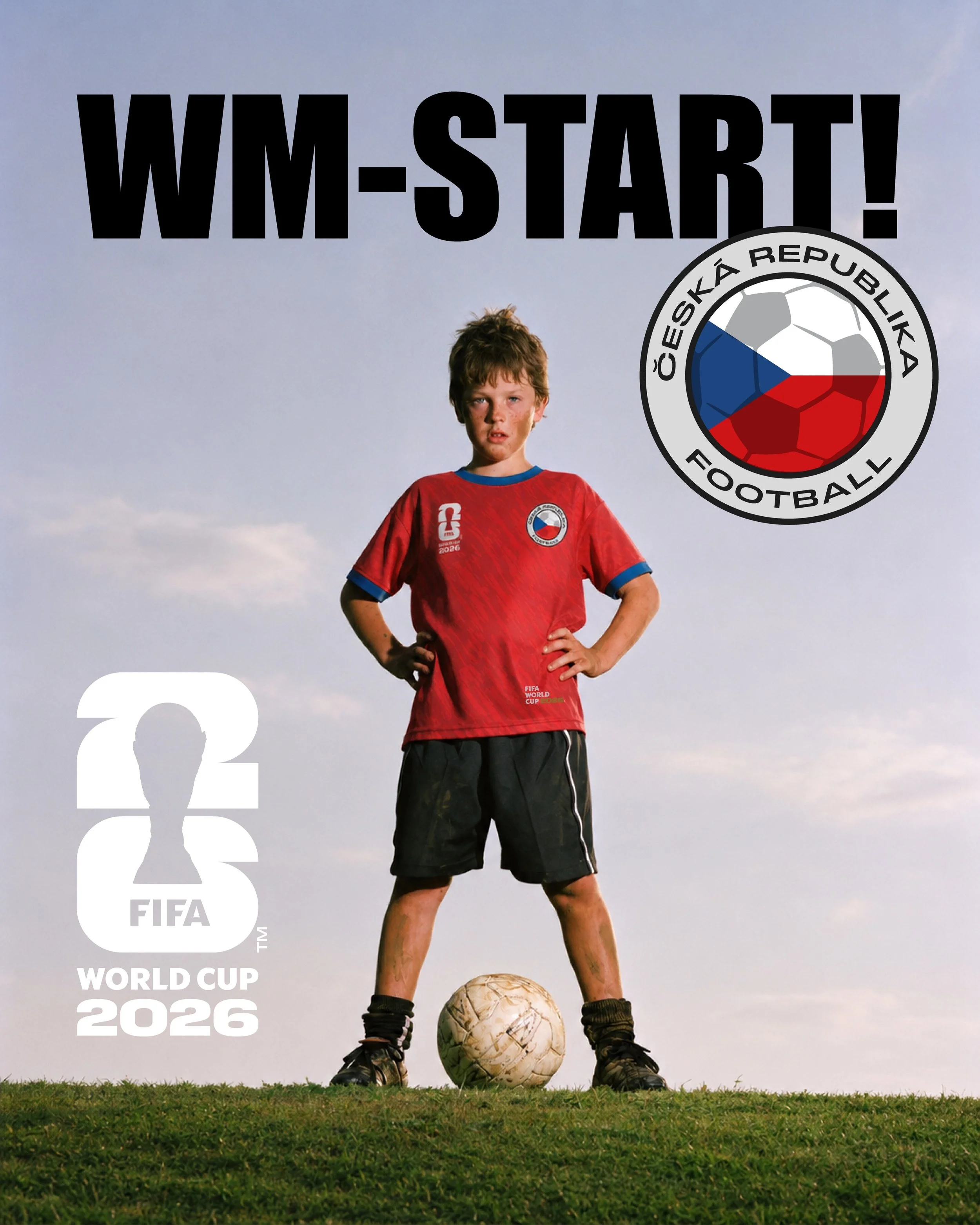 The wait is finally over! 🎉The 2026 World Championship begins today. We are proud to have contributed to the design of this licensed Czech team t-shirt for @takko_fashion. Wishing the Czech team the best of luck on the field.⚽ 

#wm2026 #worldchampi