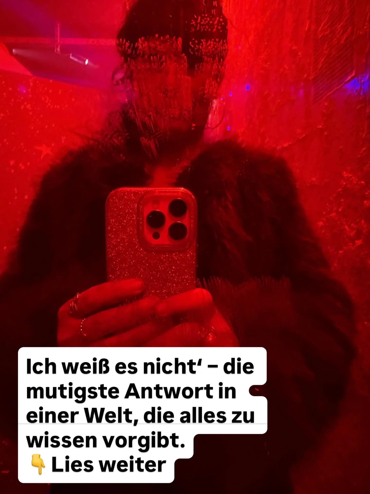 Wir leben in einer Zeit, in der jeder alles wei&szlig;.
&Uuml;ber Heilung. &Uuml;ber Erfolg. &Uuml;ber Liebe.

Doch es gibt Dinge, &uuml;ber die wir nichts wissen k&ouml;nnen.
Weil wir alle einen sehr kleinen Bereich von dem, was wirklich real ist, e