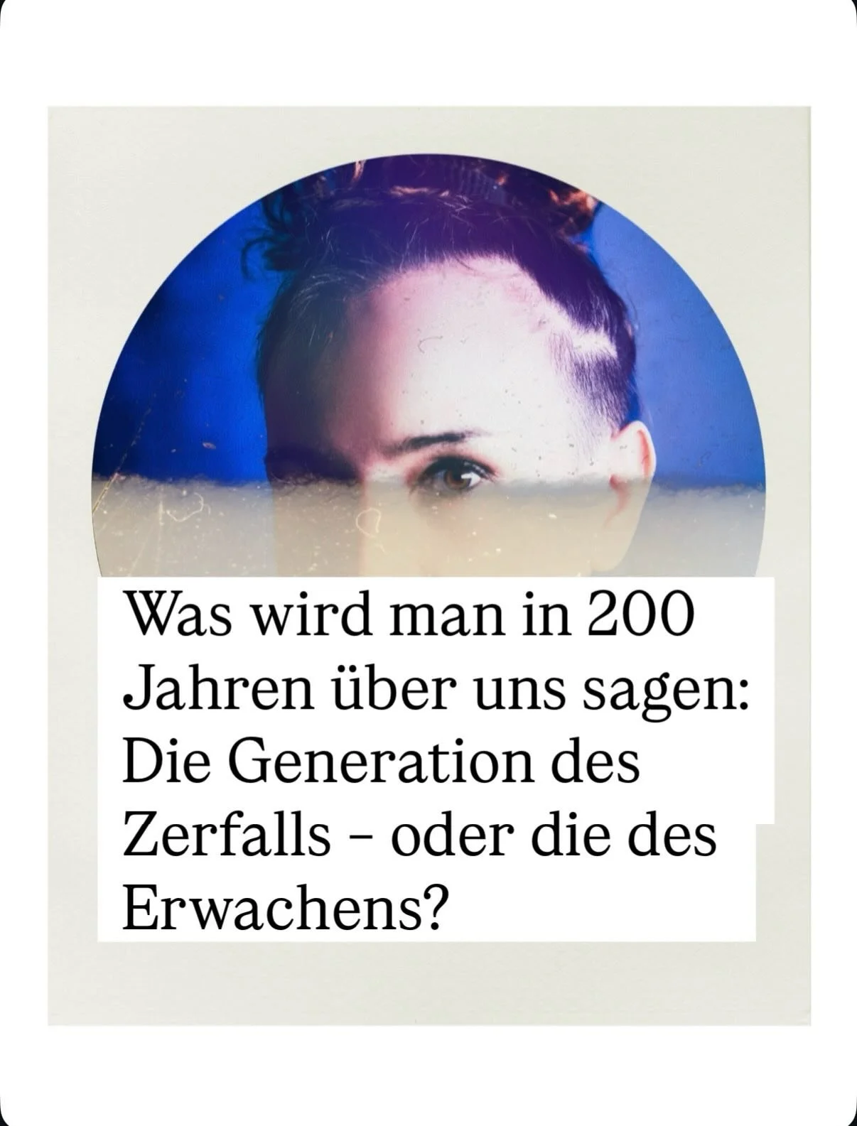 Wir leben in einer Zeit,
in der alles sichtbar wird.

Korruption.
Machtspiele.
&Uuml;bersexualisierung.
Ablenkung.
Spaltung.
Digitale Dauerbet&auml;ubung.

Und gleichzeitig:

Heilung.
Selbstverantwortung.
Souver&auml;nit&auml;t.
Neue Gemeinschaften.
