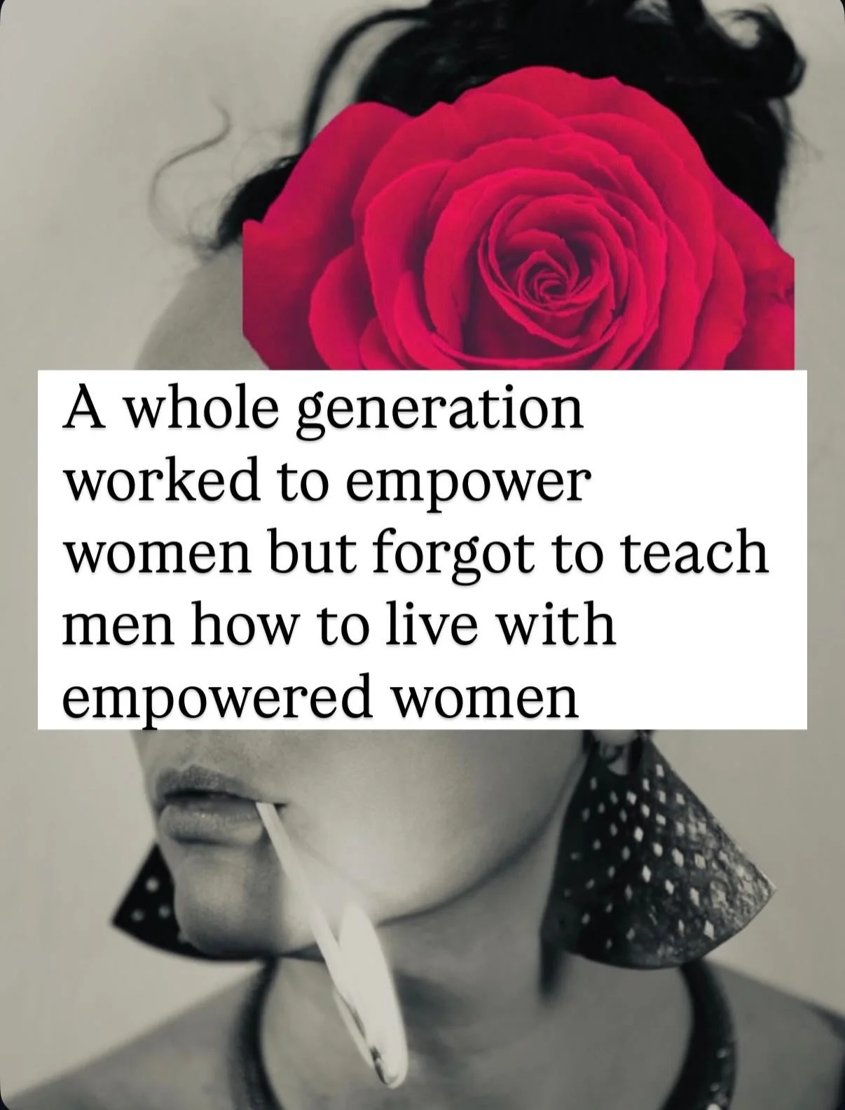 Wir erleben gerade nicht &bdquo;eine weitere Krise&ldquo;.
Wir erleben das Aufbrechen von Strukturen, die jahrzehntelang gesch&uuml;tzt wurden.

Eine ganze Generation hat Frauen gelehrt, stark zu sein &ndash;
aber nie dar&uuml;ber gesprochen, was pas