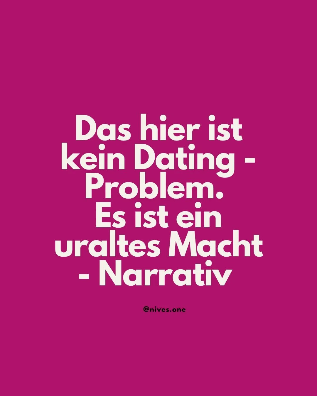 Es f&uuml;hlt sich an wie ein Krieg.
Zwischen M&auml;nnern und Frauen.

Aber das, was wir gerade sehen,
hat nicht gestern begonnen.

Es ist eine Geschichte.
Ein Narrativ.
Ein System, das uns &uuml;ber Generationen gepr&auml;gt hat.

Und pl&ouml;tzlic