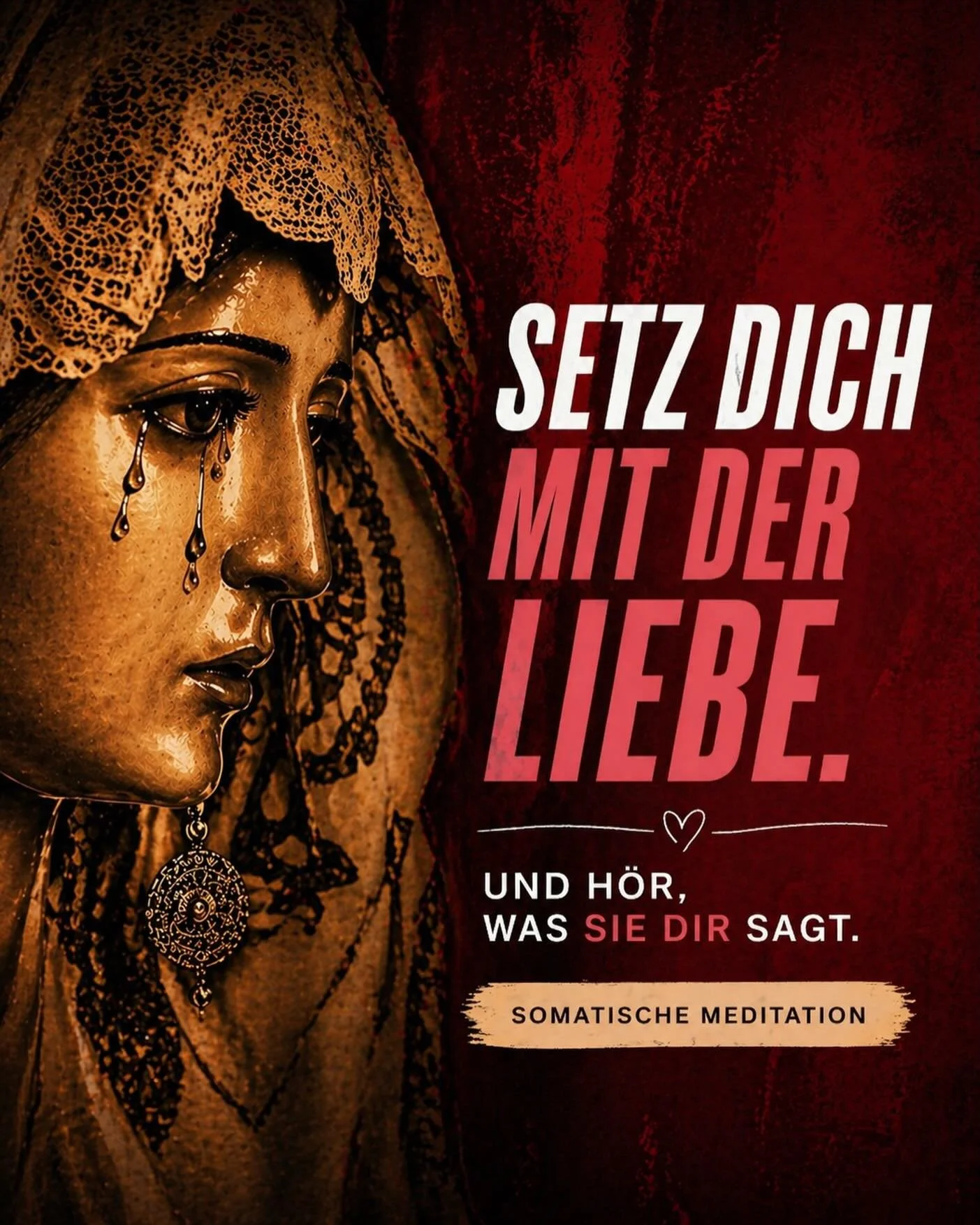 Es gibt eine Form von Liebe,
die nichts von dir will.

Die dich nicht jagt.
Die dich nicht verl&auml;sst.
Die dich nicht in Geschichten zieht.

Sie ist einfach da.

Still.
Weit.
Und oft &uuml;berh&ouml;ren wir sie,
weil wir so besch&auml;ftigt sind,

