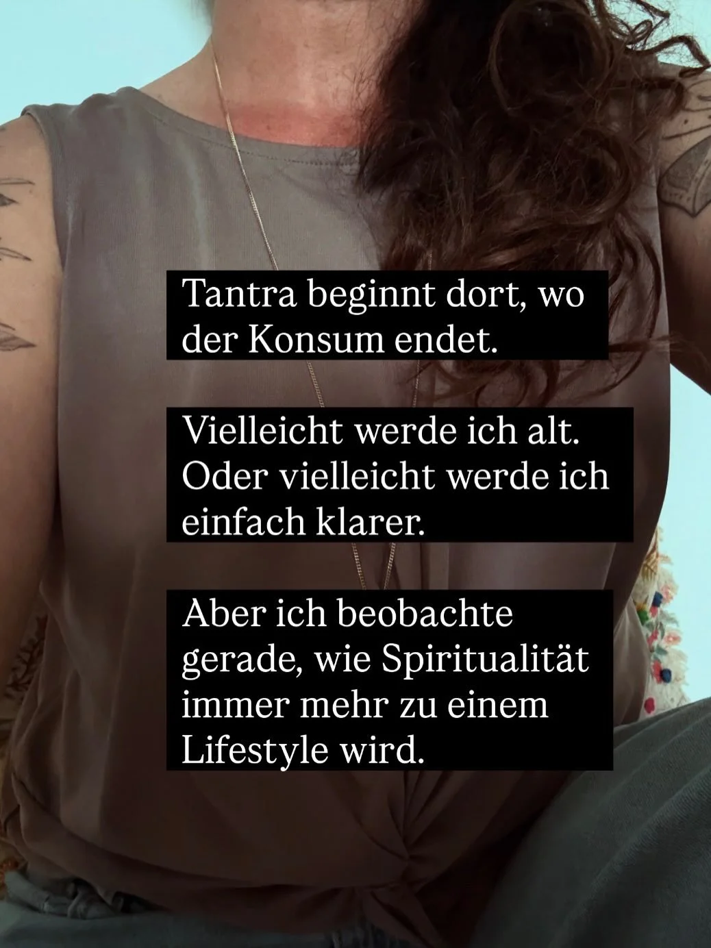 Die Welt braucht nicht mehr Spiritualit&auml;t.
Sie braucht mehr Praxis.

Tantra Summer Academy. 
3 Monate. 
Online.
Meditationen.
Live Workshops.
5 Tages Online Retreat. 
Link in Bio ❤️

Denn der Weg der Seele ist unergr&uuml;ndlich. 

#tantra #onli